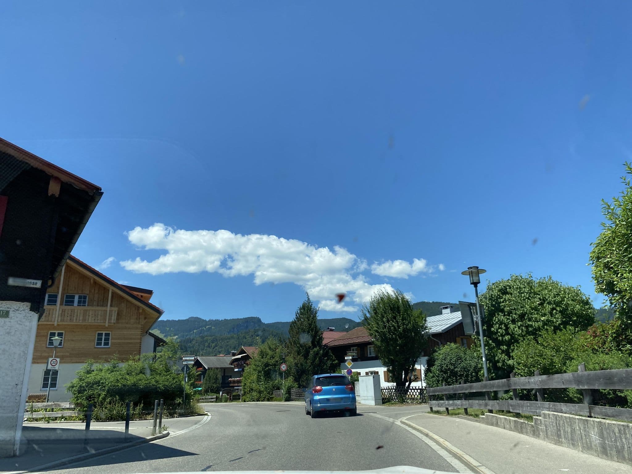 Street view near Haus Oss, Oberstdorf