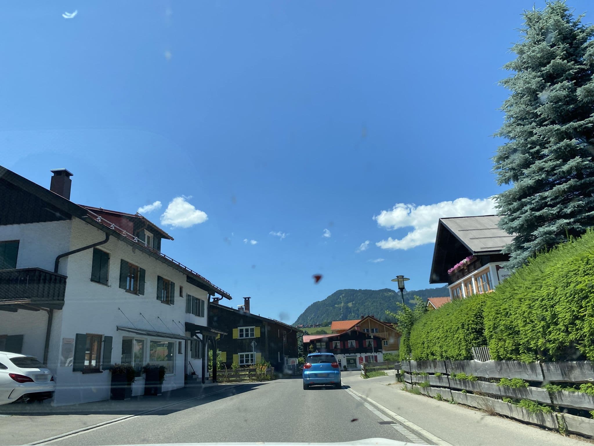 Street view near Gästehaus Martina, Oberstdorf