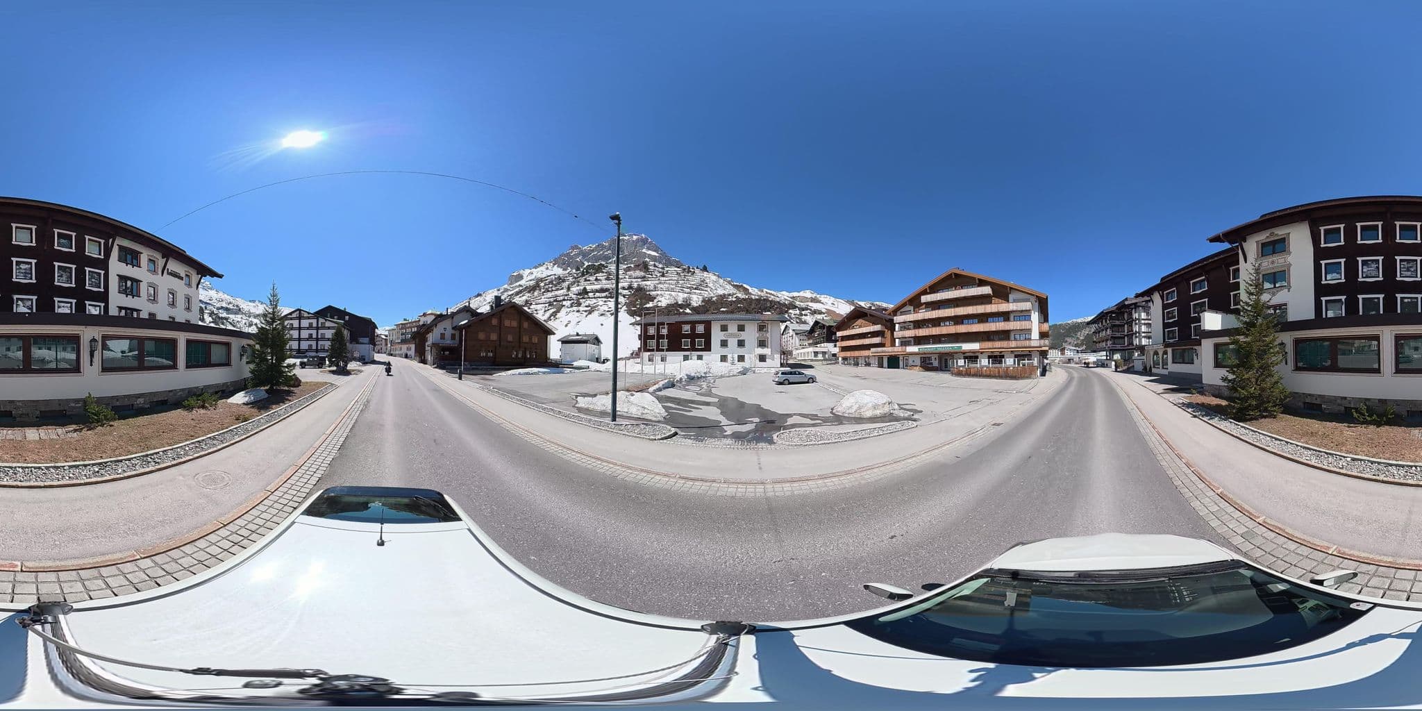 Street view near Sporthotel Lorünser, Lech
