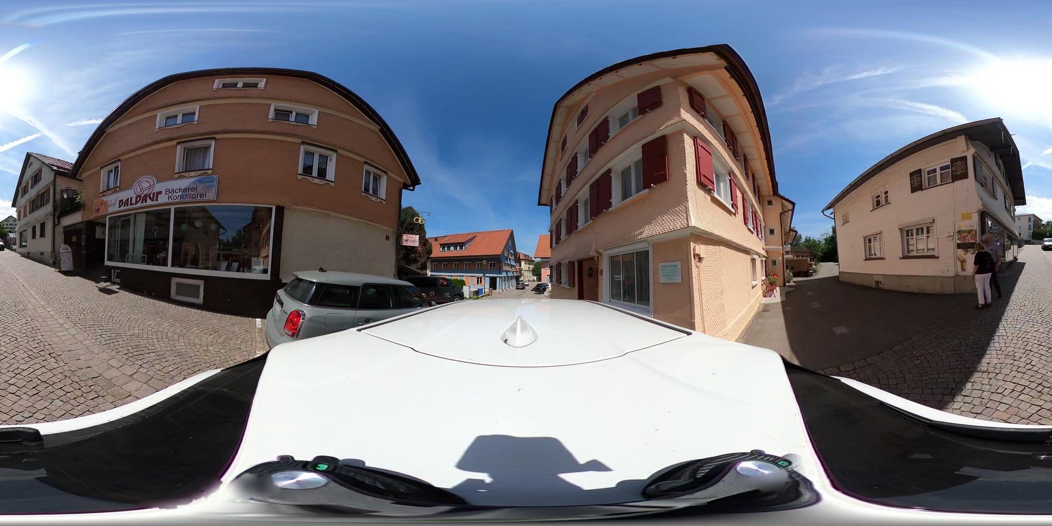 Street view near Hotel Beim Stöckeler, Scheidegg — © geowatti (CC BY-SA · Mapillary)