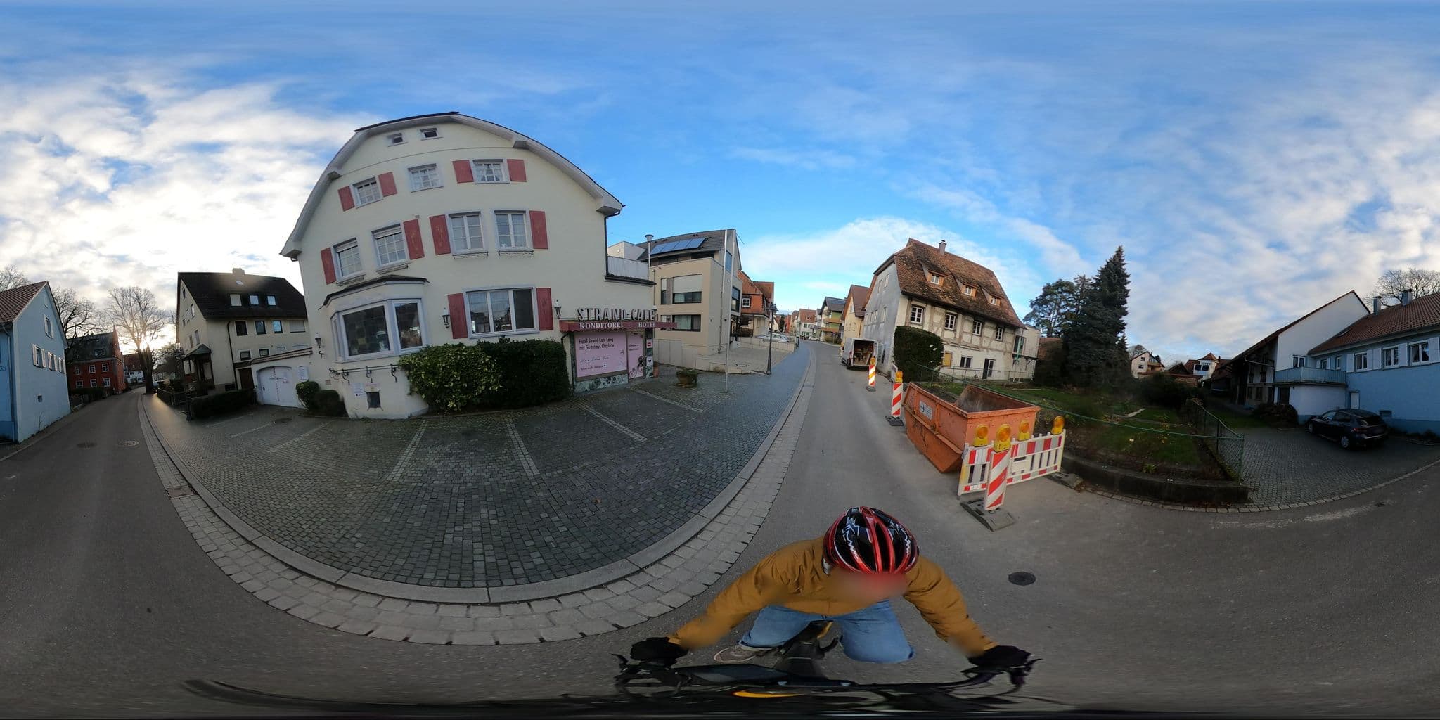 Street view near Hotel Strand-Café Lang, Langenargen — © RadNETZ (CC BY-SA · Mapillary)