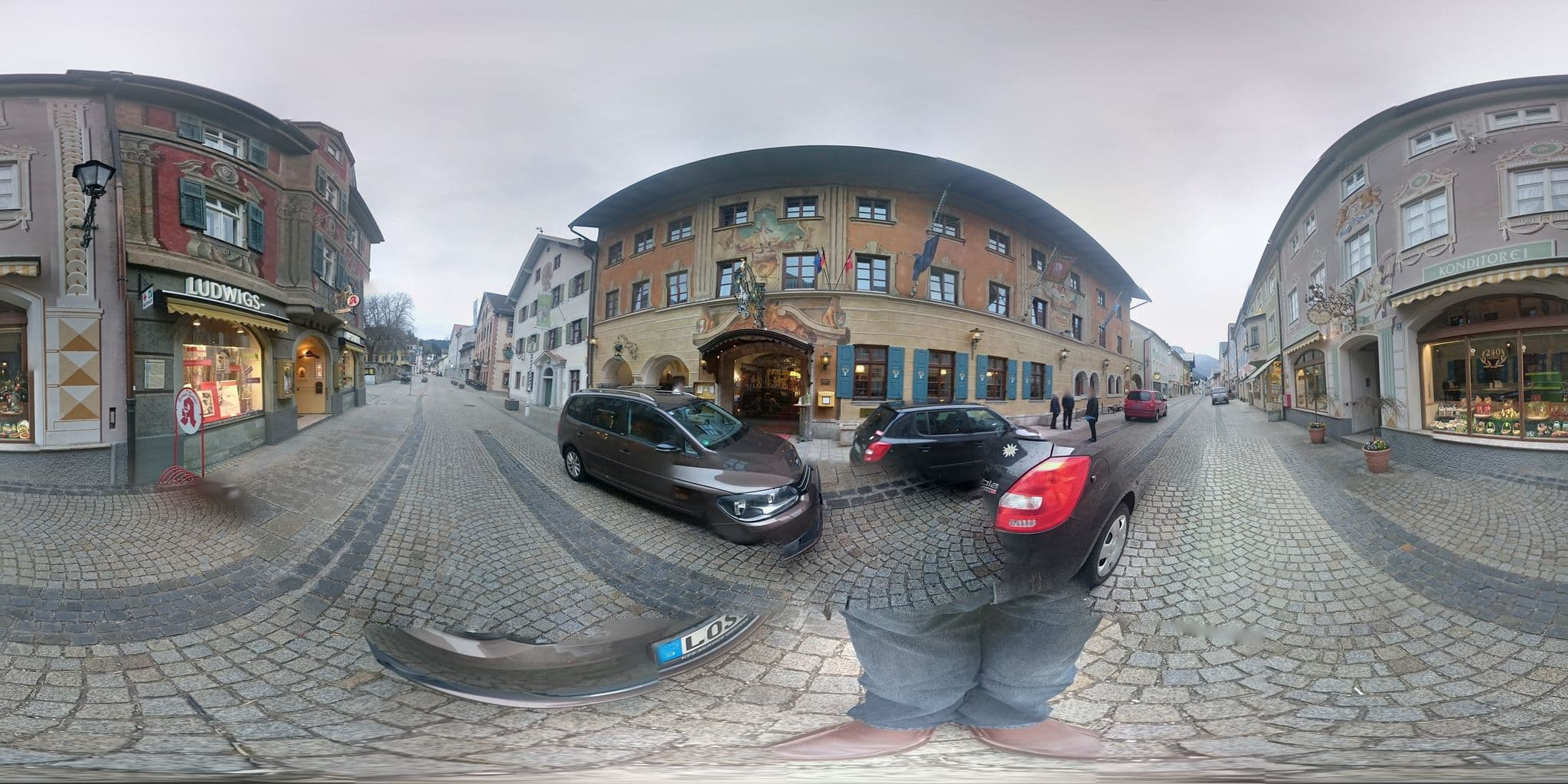 Street view near Zum Rassen, Garmisch-Partenkirchen