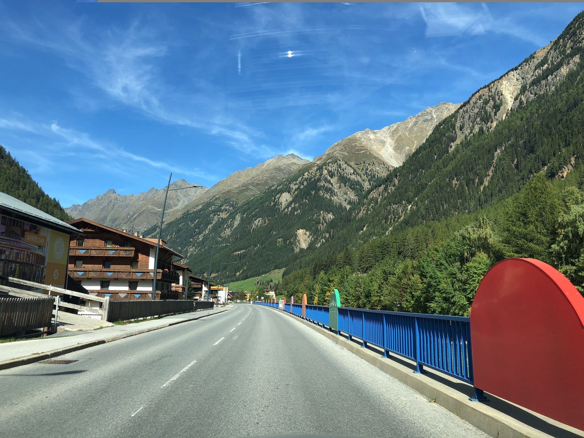 Street view near Haus Christian, Sölden