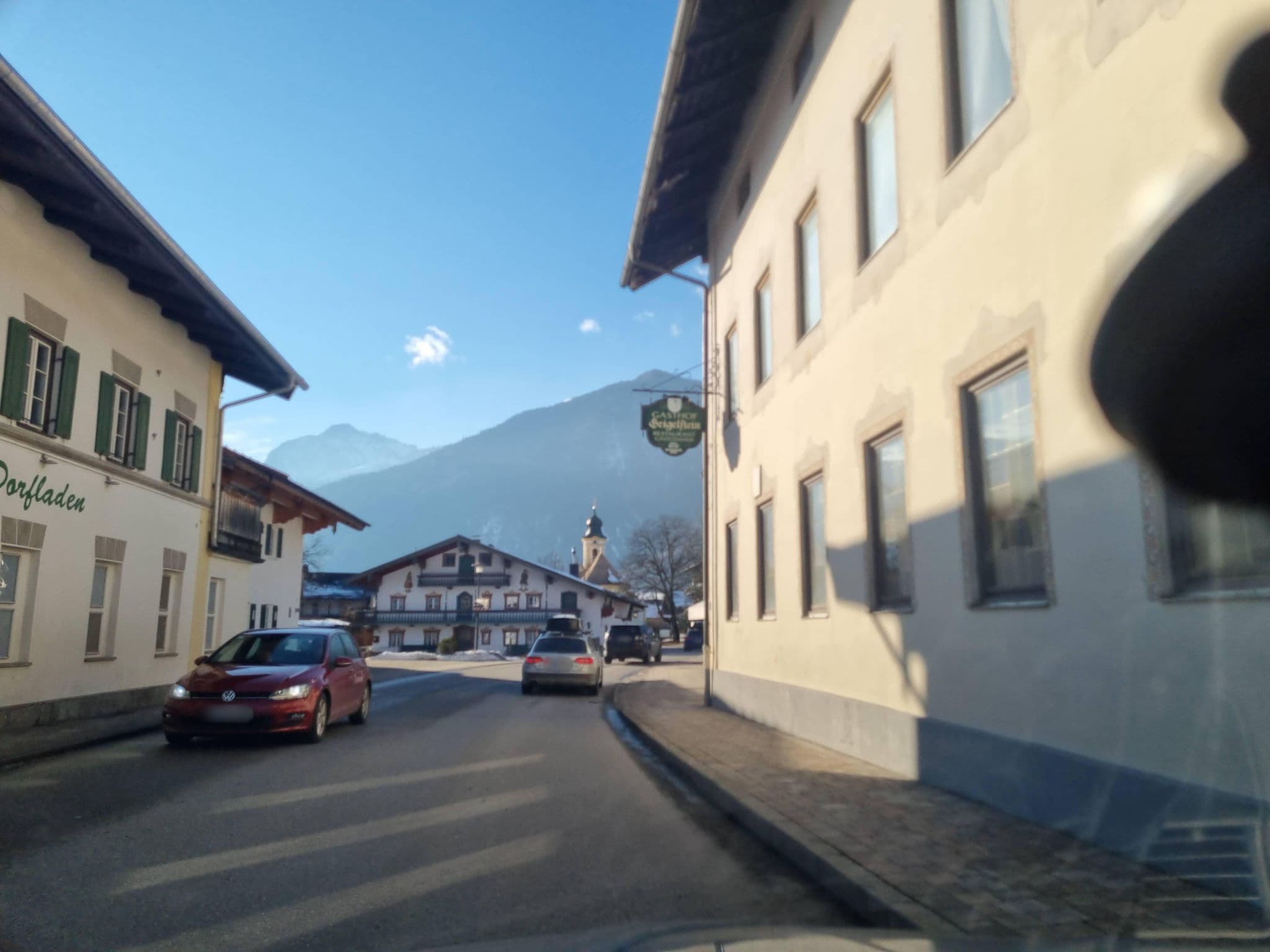 Street view near Gasthof Geigelstein, Schleching — © dsmm (CC BY-SA · Mapillary)