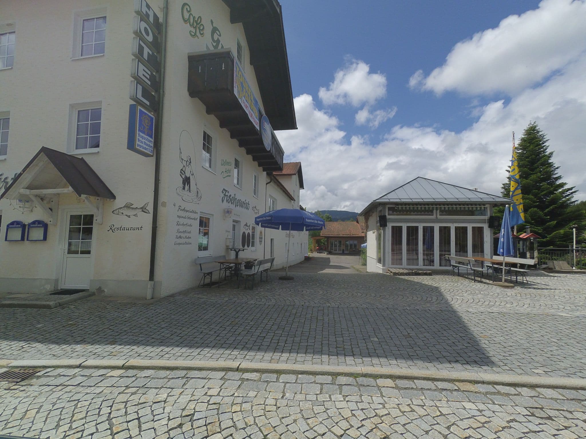 Street view near Hotel Grenzwald, Bayerisch Eisenstein — © wegavision (CC BY-SA · Mapillary)