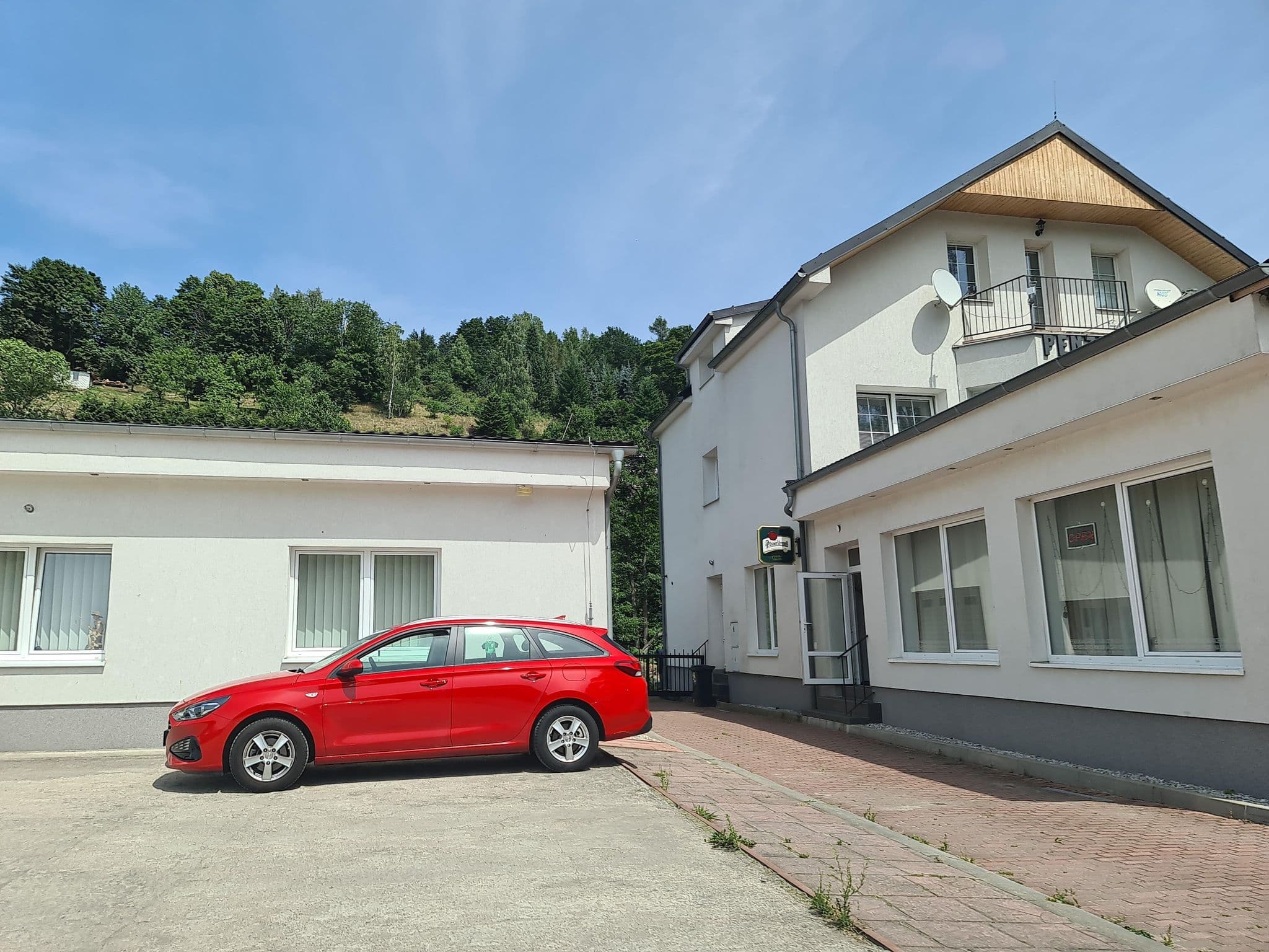 Street view near Penzion Na Čáře, Olbernhau — © canislupus (CC BY-SA · Mapillary)