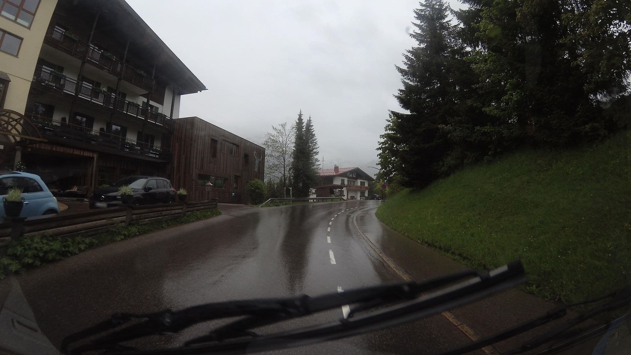 Street view near Hotel Walserhof, Hirschegg