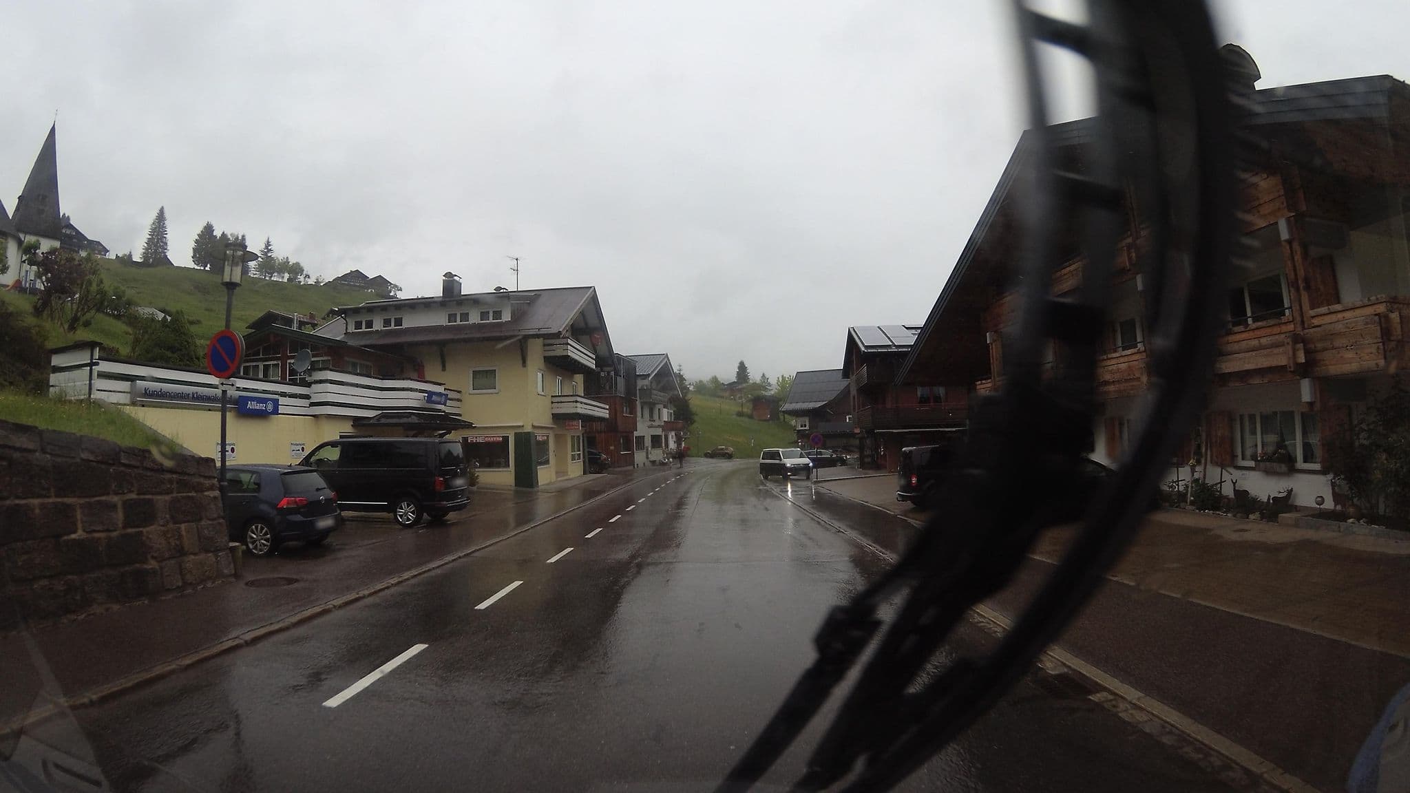 Street view near Alpchalet, Hirschegg