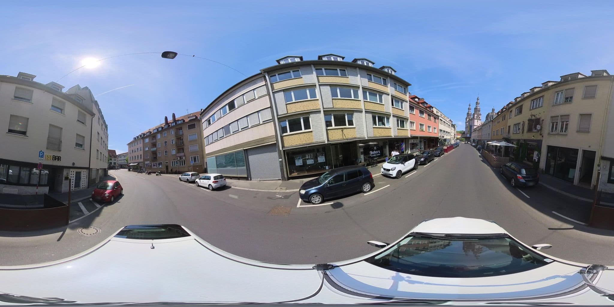 Street view near Schönleber, Würzburg — © osmplus_org (CC BY-SA · Mapillary)