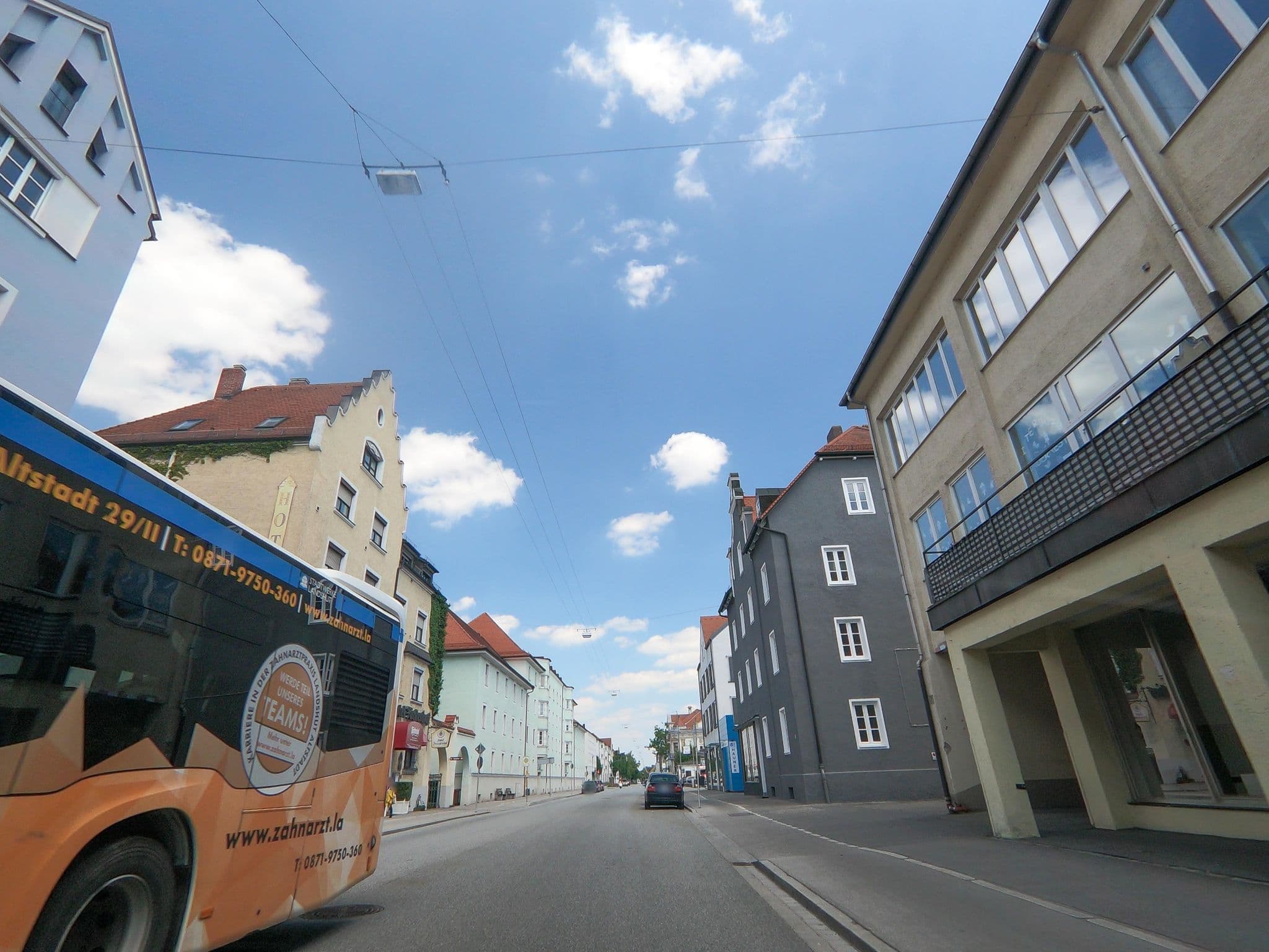 Street view near Hotel Fürstenhof, Landshut — © plonma1 (CC BY-SA · Mapillary)