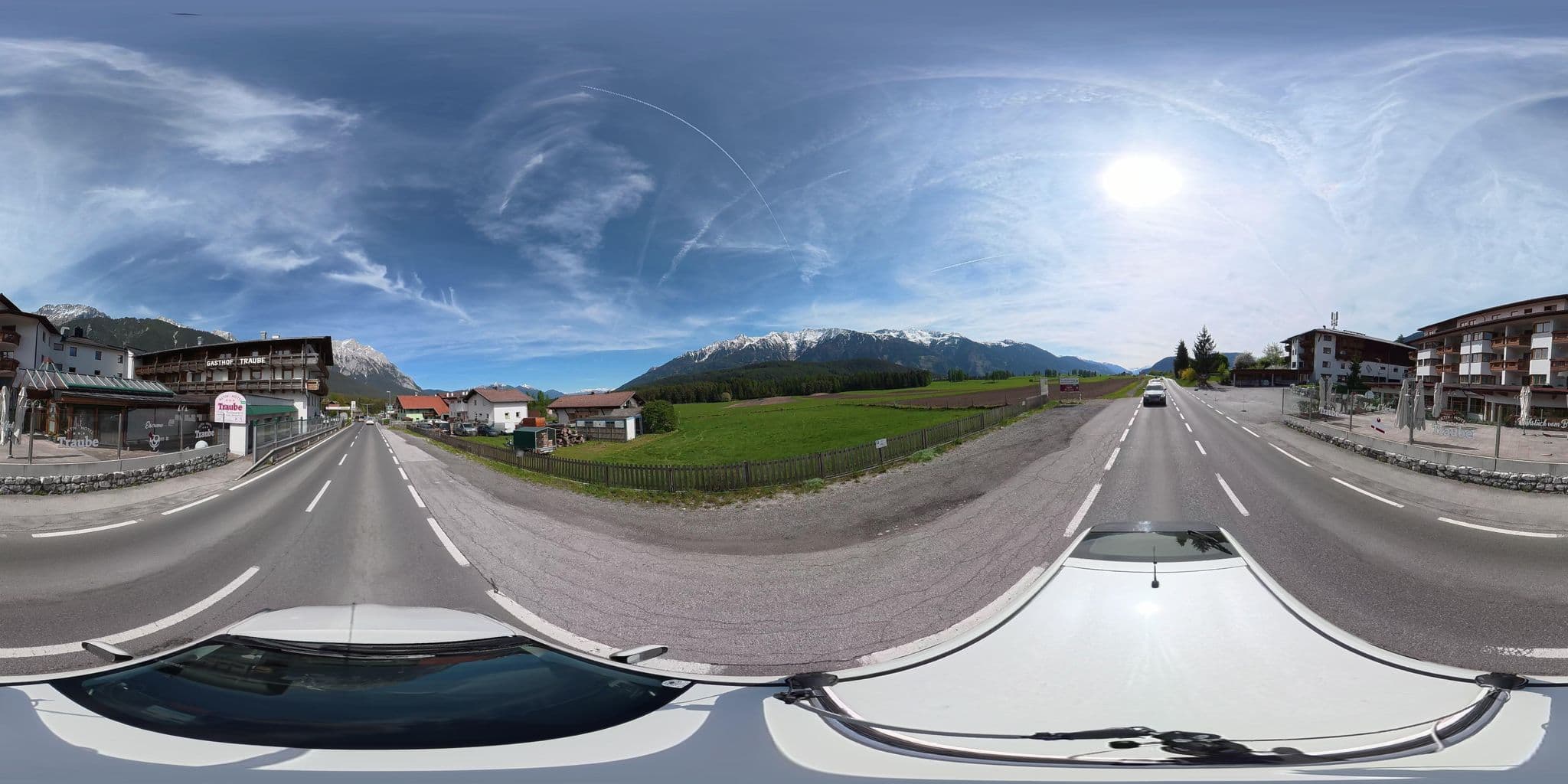 Street view near Hotel Traube, Obermieming — © osmplus_org (CC BY-SA · Mapillary)
