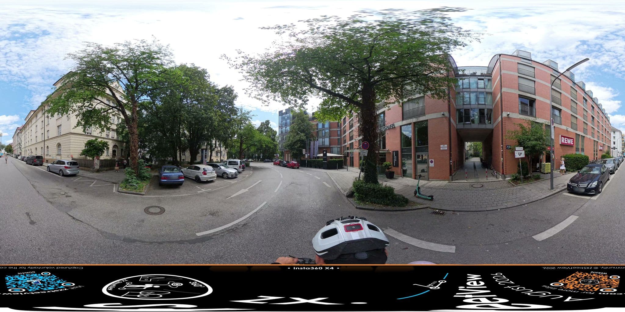 Street view near Living Hotel Hotel Prinzessin Elisabeth, Munich — © ZXStreetview (CC BY-SA · Mapillary)