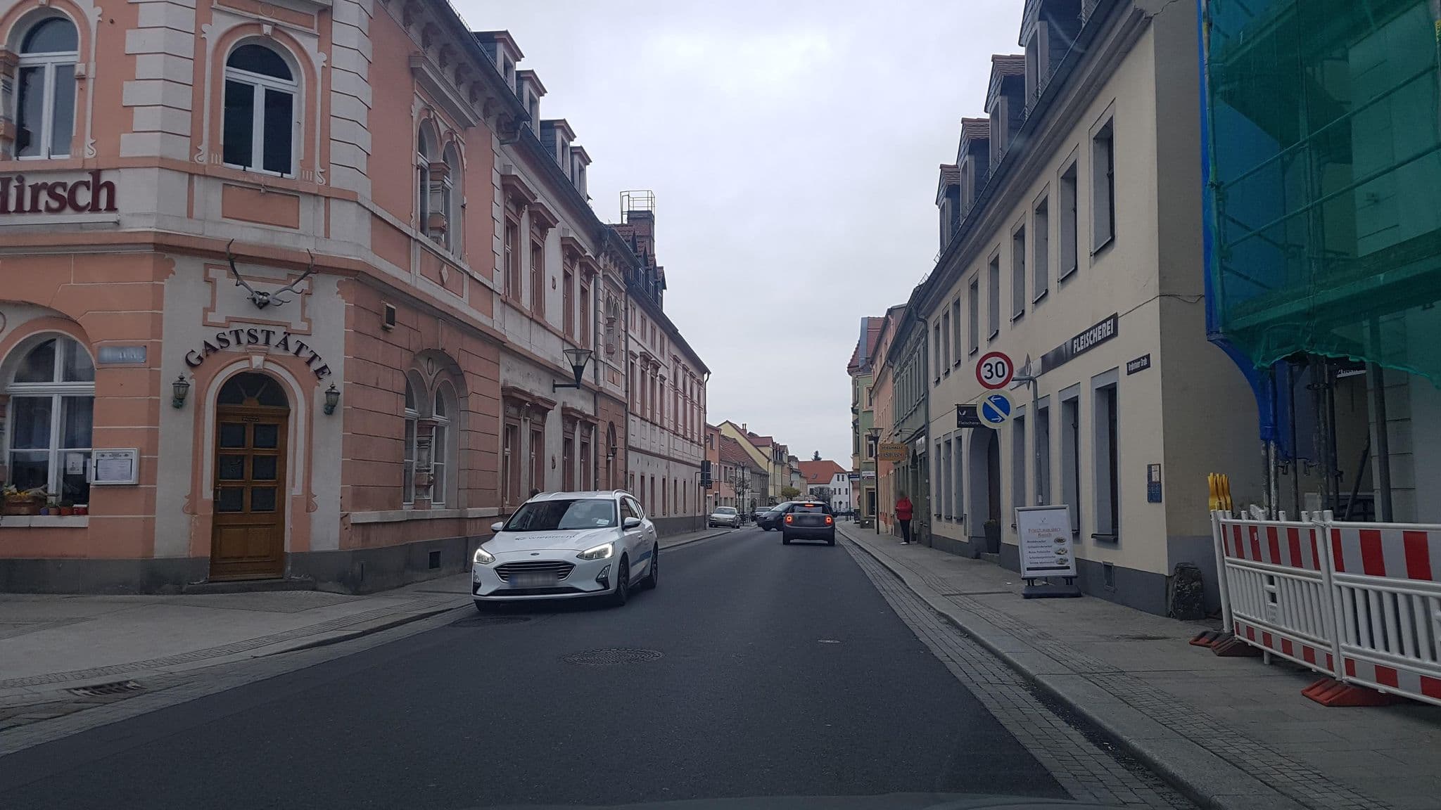 Street view near Zum Hirsch, Radeburg — © dsmm (CC BY-SA · Mapillary)
