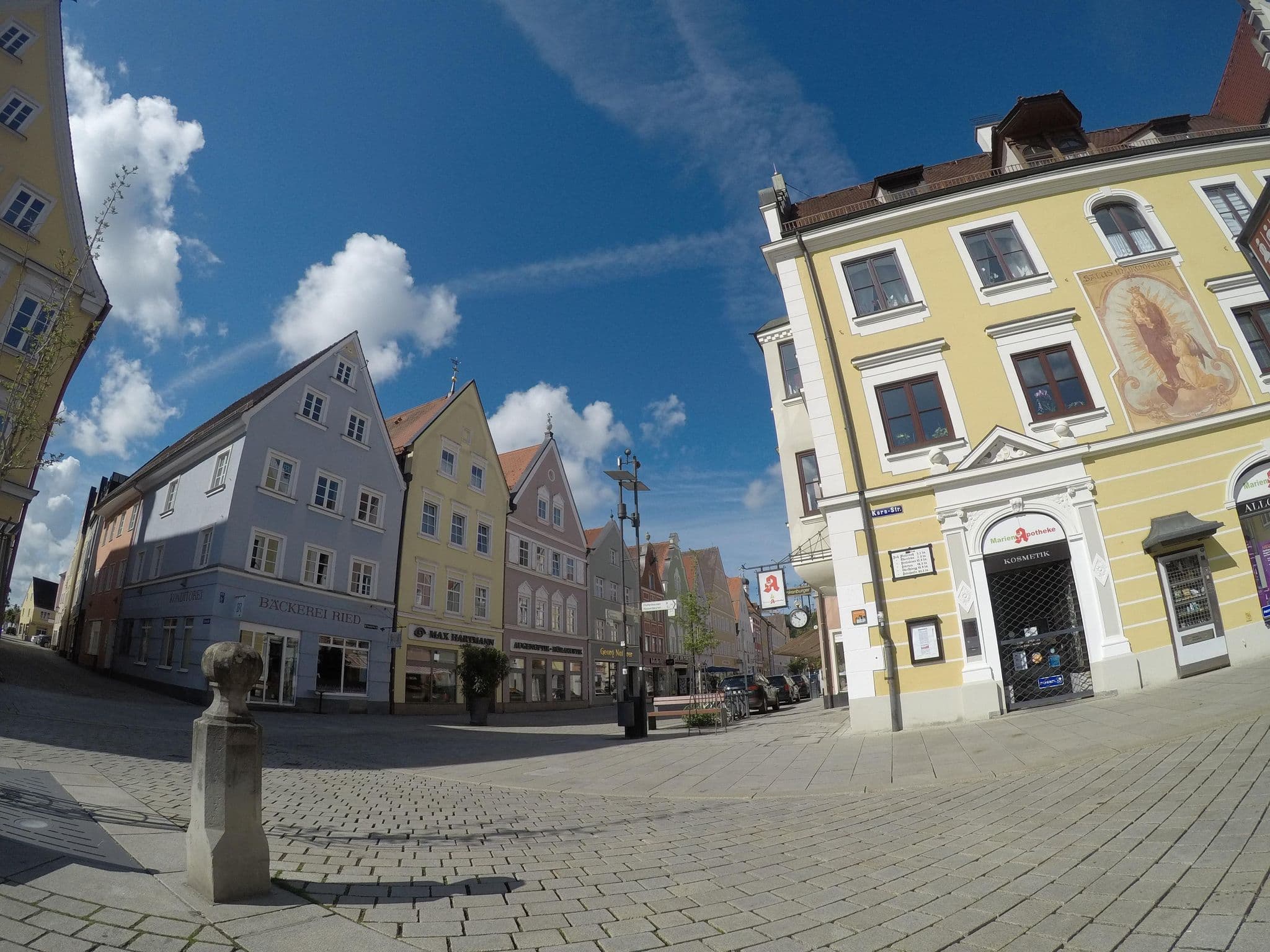 Street view near Alte Post, Mindelheim — © ray66 (CC BY-SA · Mapillary)