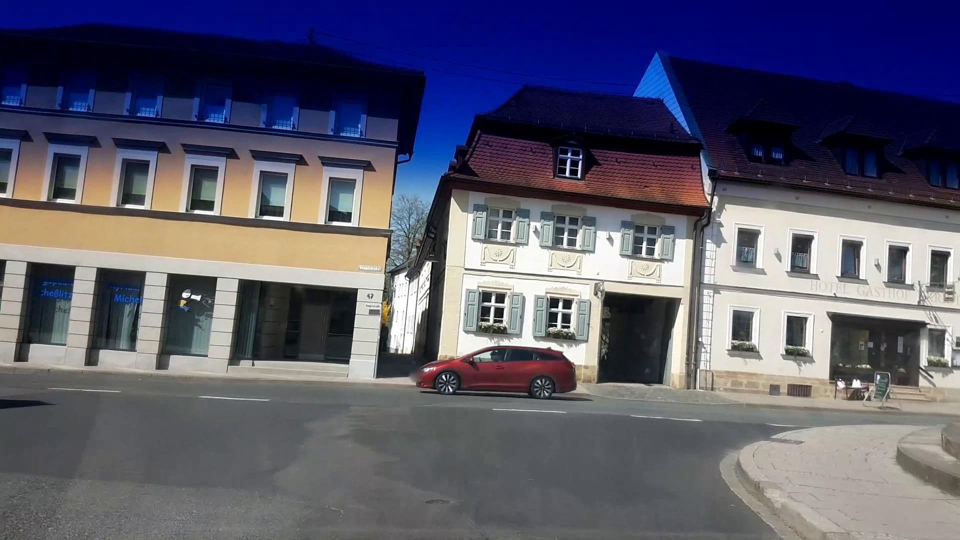 Street view near Hotel Gasthof Krapp, Scheßlitz — © r66 (CC BY-SA · Mapillary)
