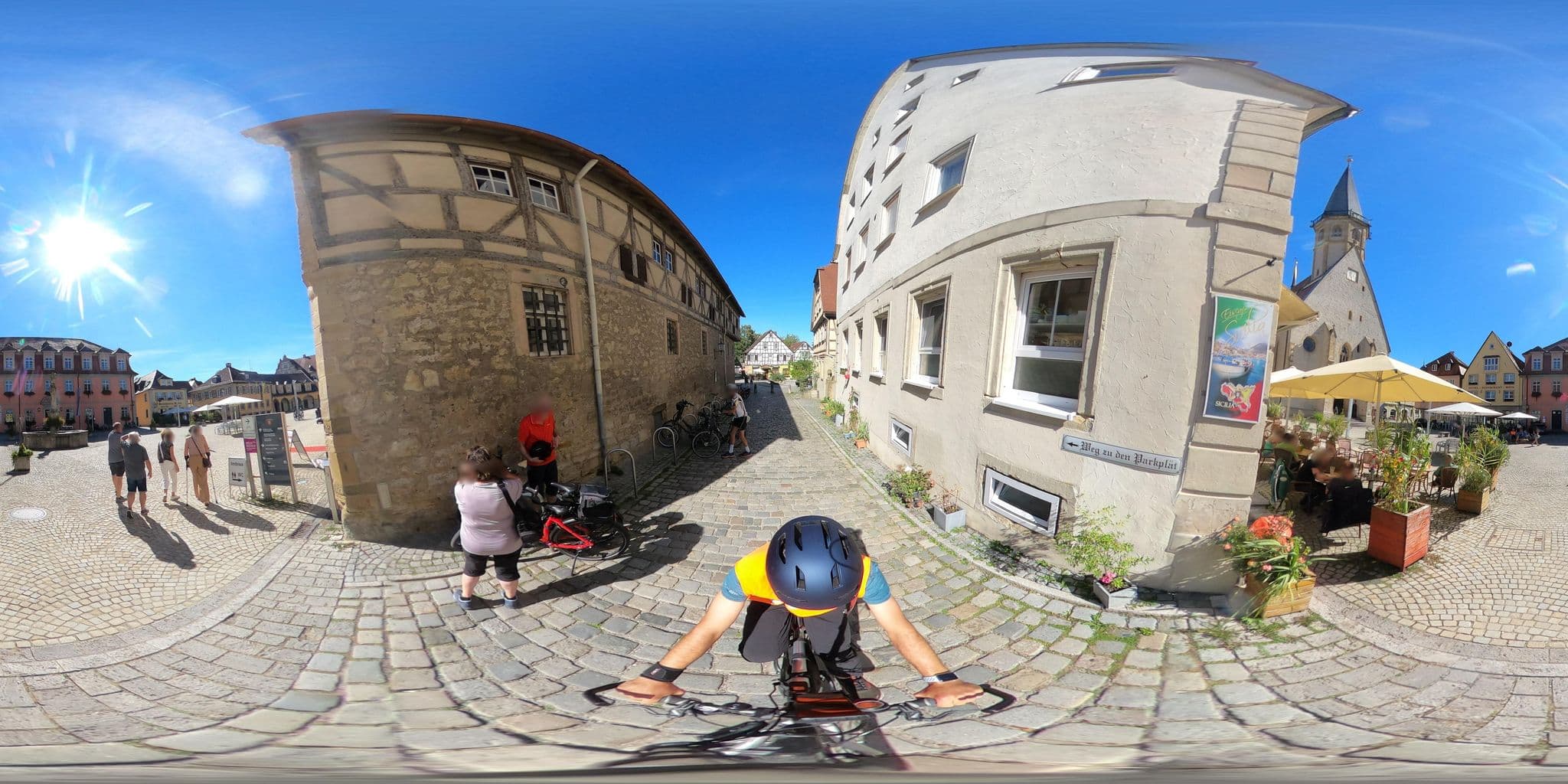 Street view near Grüner Hof, Weikersheim — © RadNETZ (CC BY-SA · Mapillary)