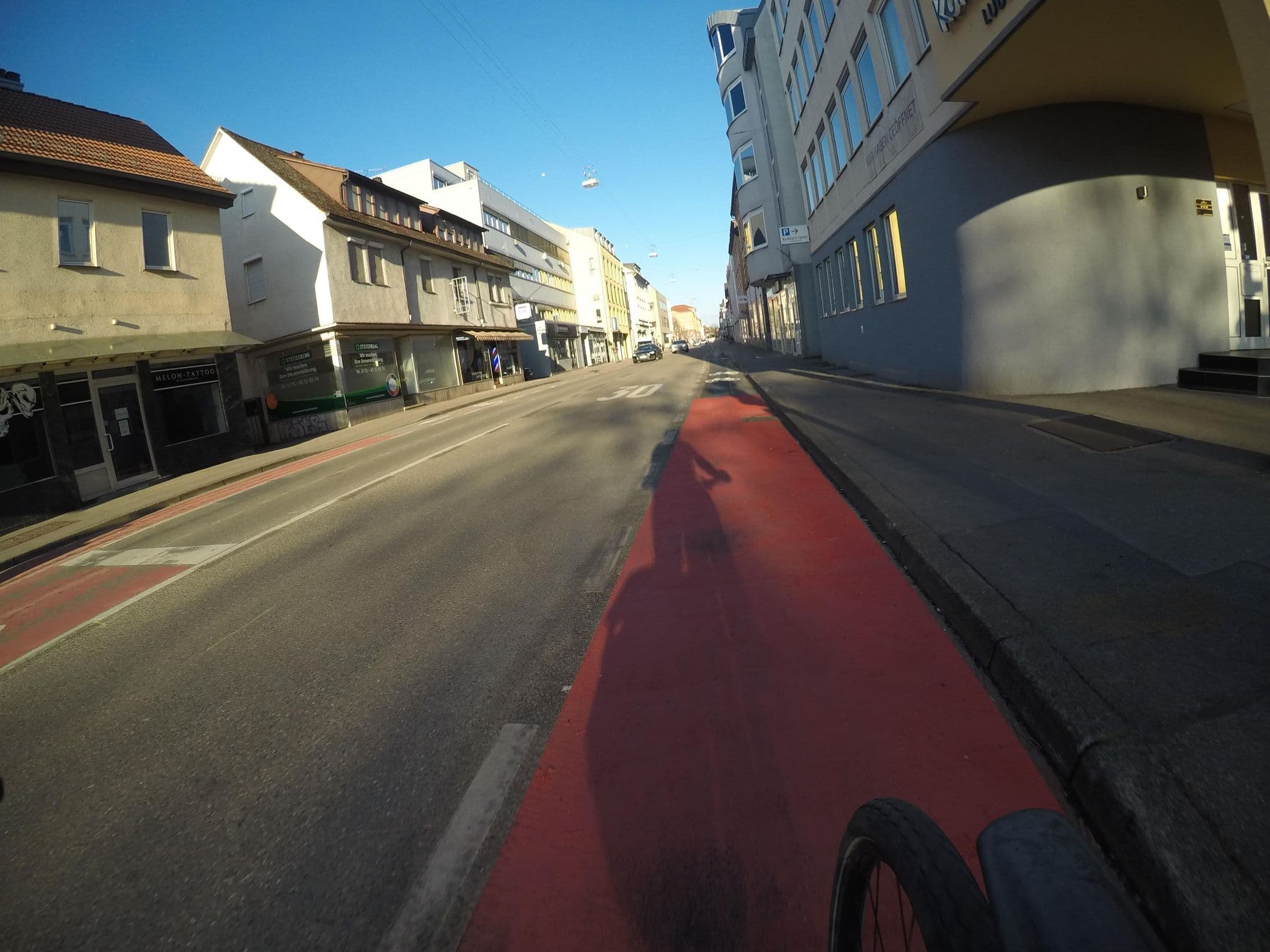 Street view near Komfort Hotel, Ludwigsburg — © mfa (CC BY-SA · Mapillary)