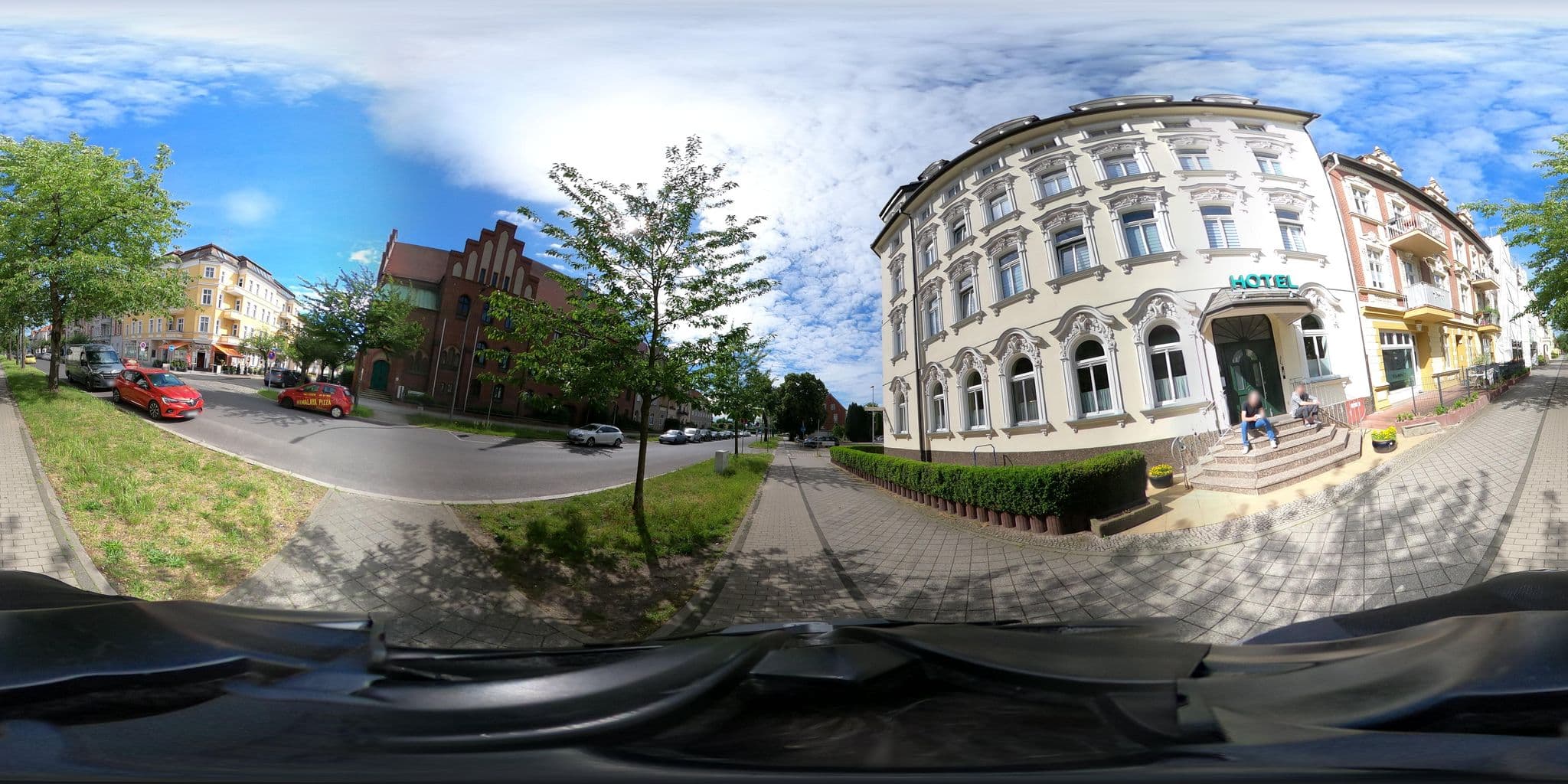 Street view near Hotel Garni Fürstenhof, Rathenow — © ADFClandesverbandBRB (CC BY-SA · Mapillary)