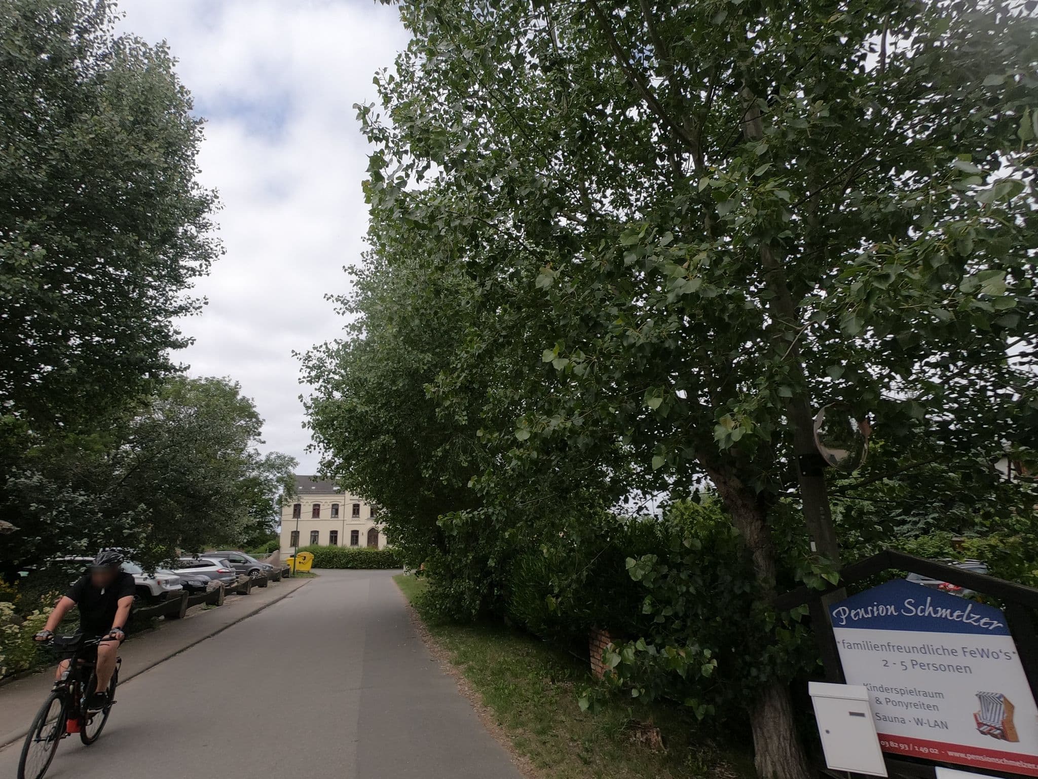 Street view near Pension Schmelzer, Bastorf — © carlheinz (CC BY-SA · Mapillary)