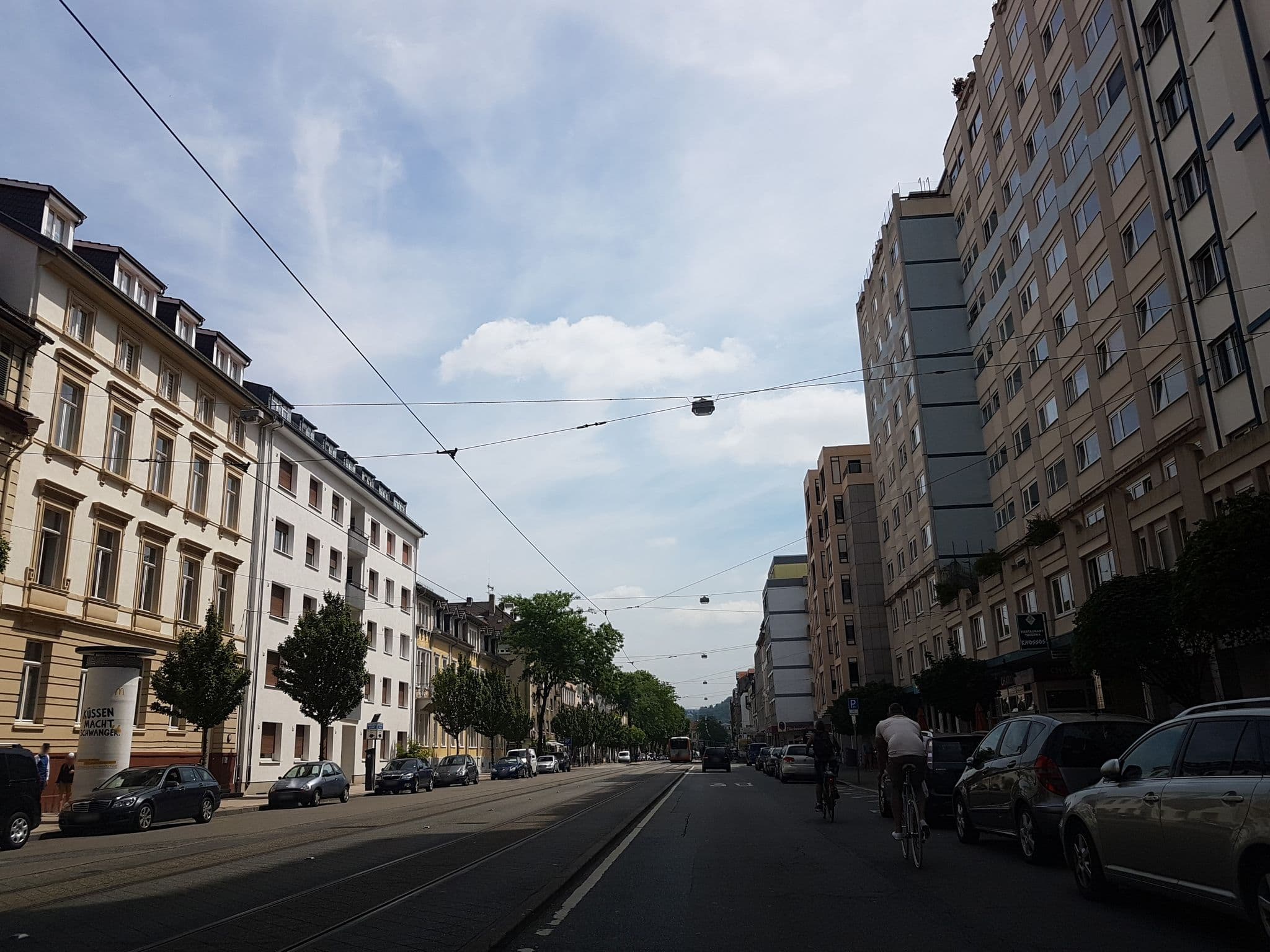 Street view near Leonardo Hotel, Heidelberg — © jopparn (CC BY-SA · Mapillary)
