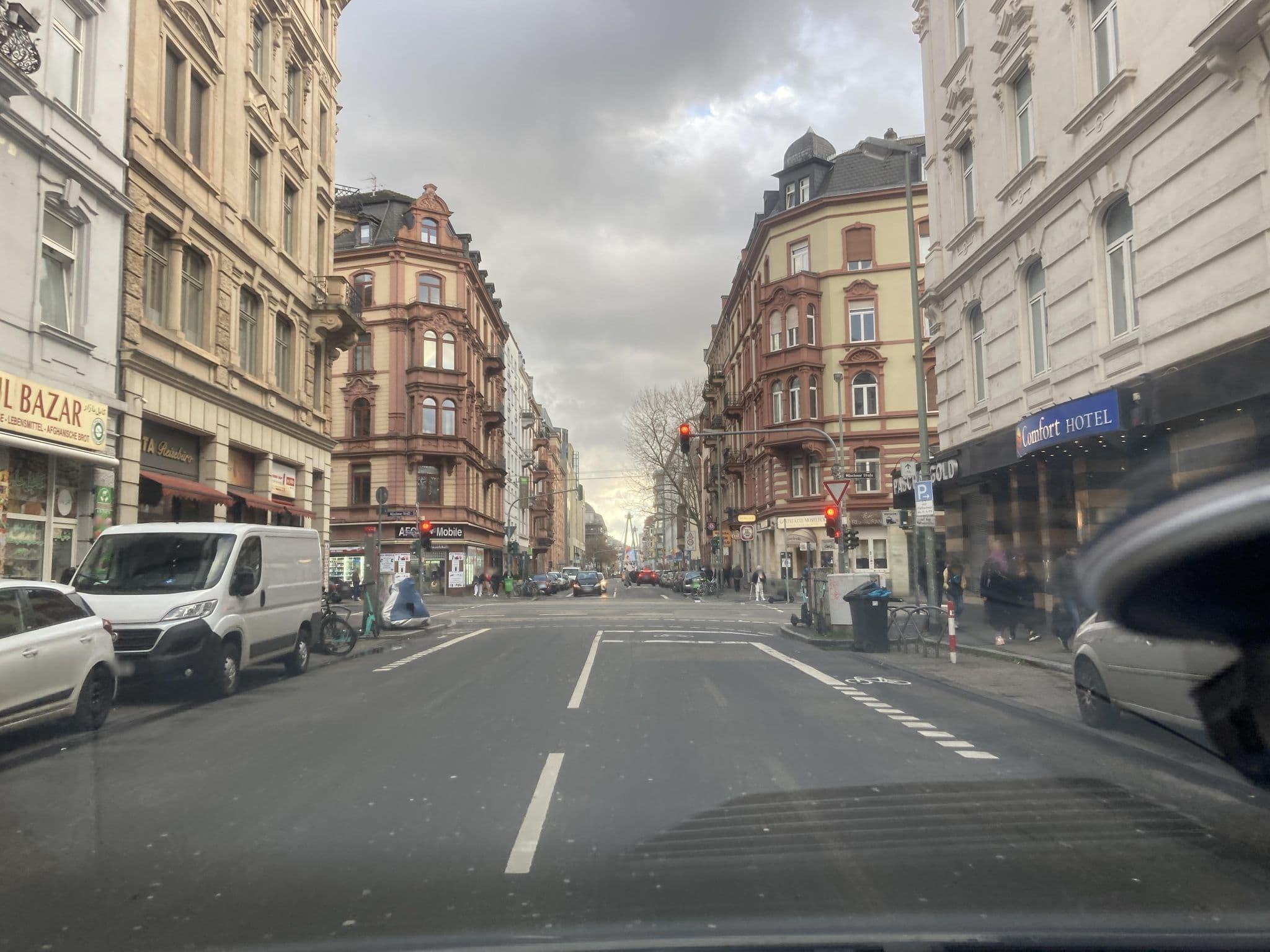 Street view near Comfort Hotel Frankfurt City Center, Frankfurt am Main