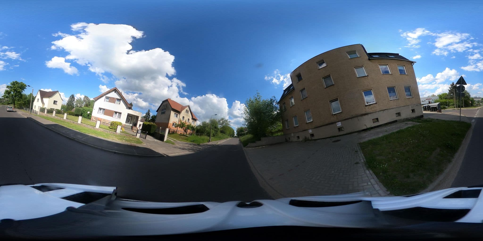 Street view near Pension Nethe, Frankfurt (Oder) — © Oderradler (CC BY-SA · Mapillary)