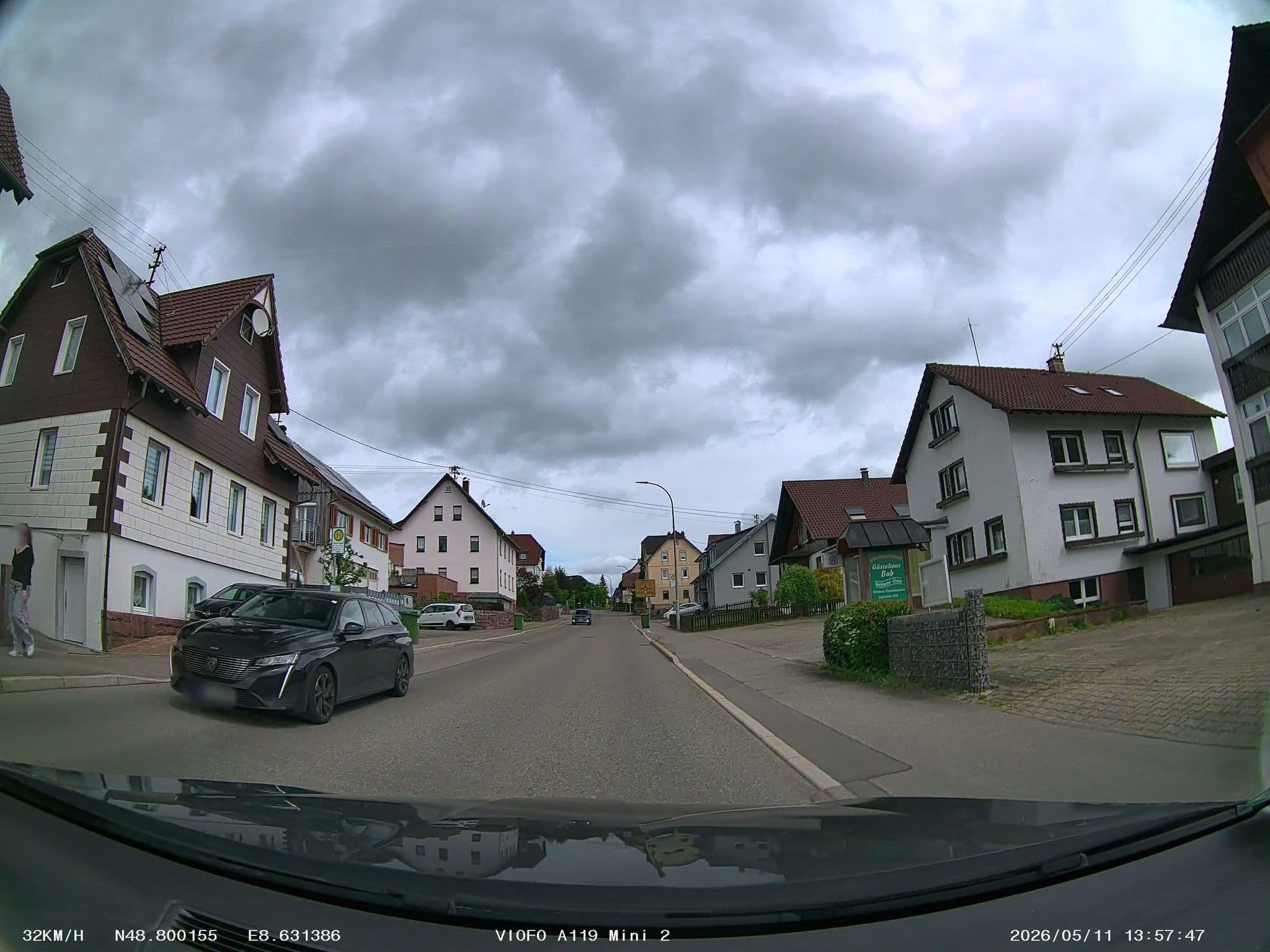 Street view near Gästehaus Bub, Schömberg — © soulcover (CC BY-SA · Mapillary)