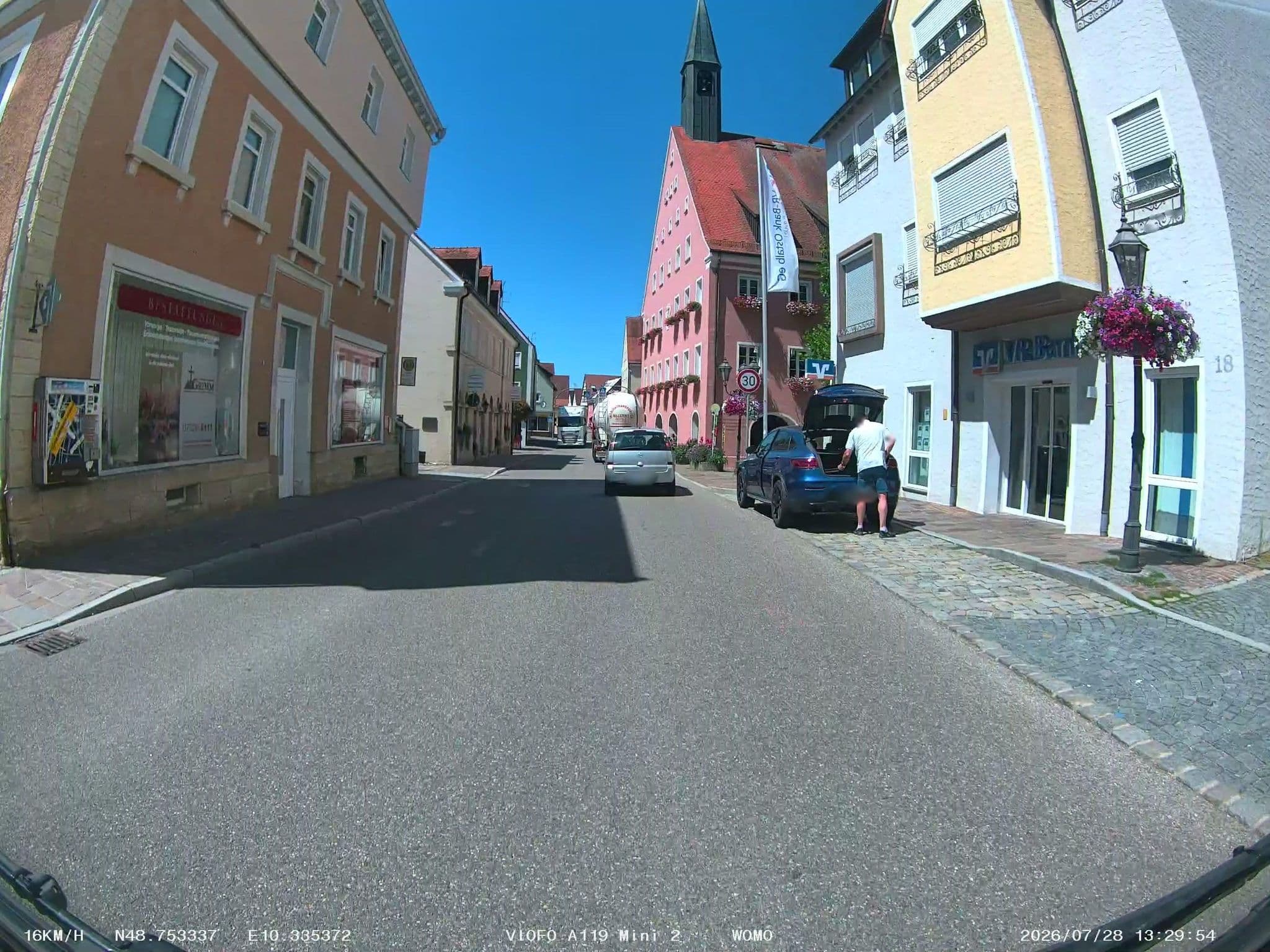 Street view near Hotel Krone, Neresheim — © soulcover (CC BY-SA · Mapillary)
