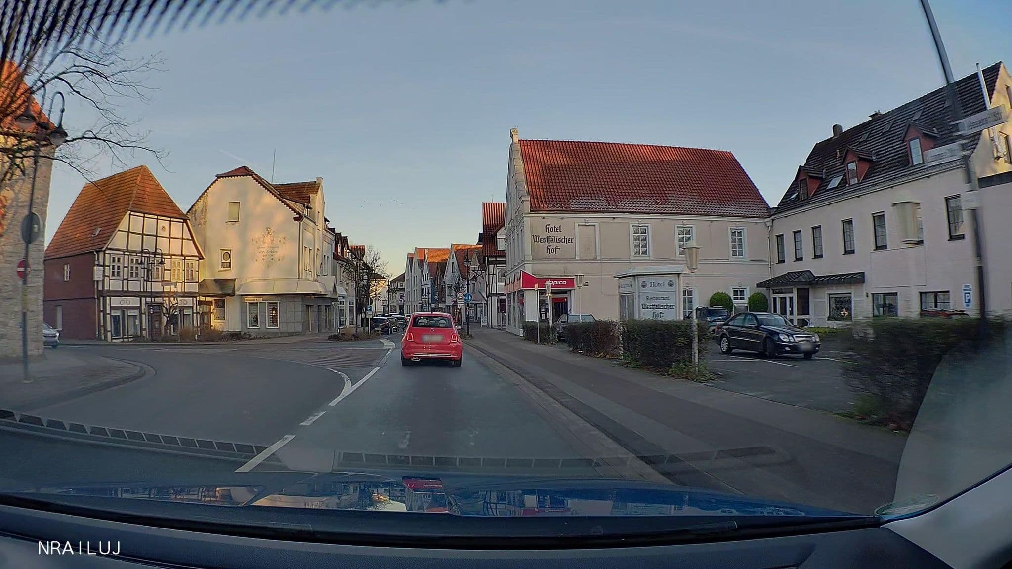 Street view near Westfälischer Hof, Salzkotten — © nrailuj (CC BY-SA · Mapillary)