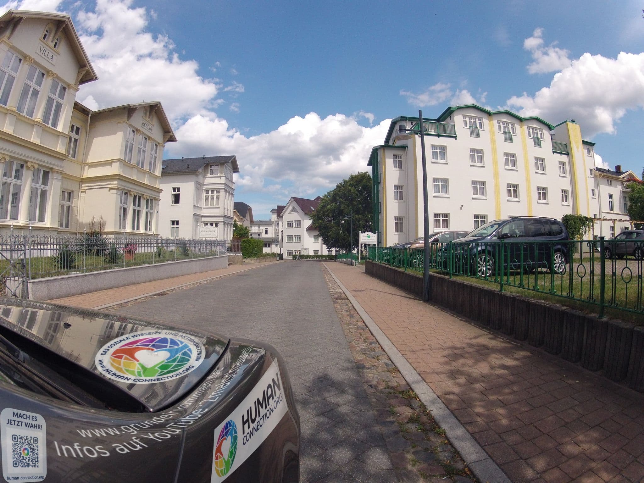 Street view near Villa Regina, Seebad Heringsdorf