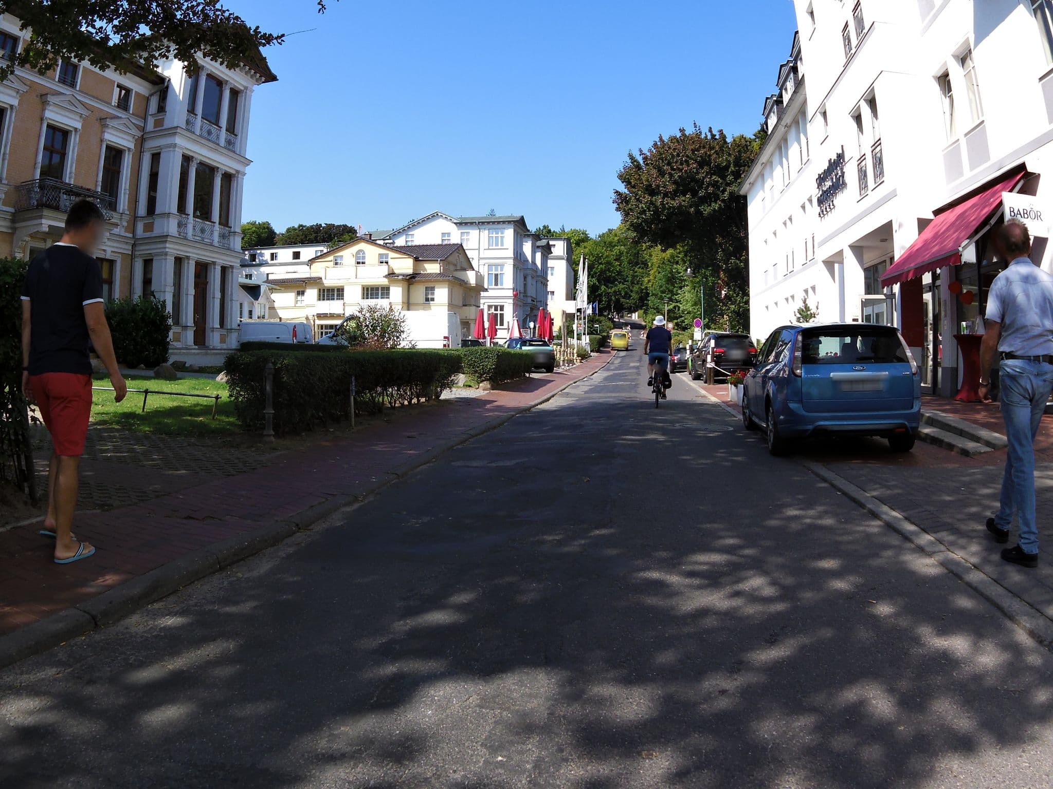 Street view near Strandhotel Ostseeblick, Seebad Heringsdorf