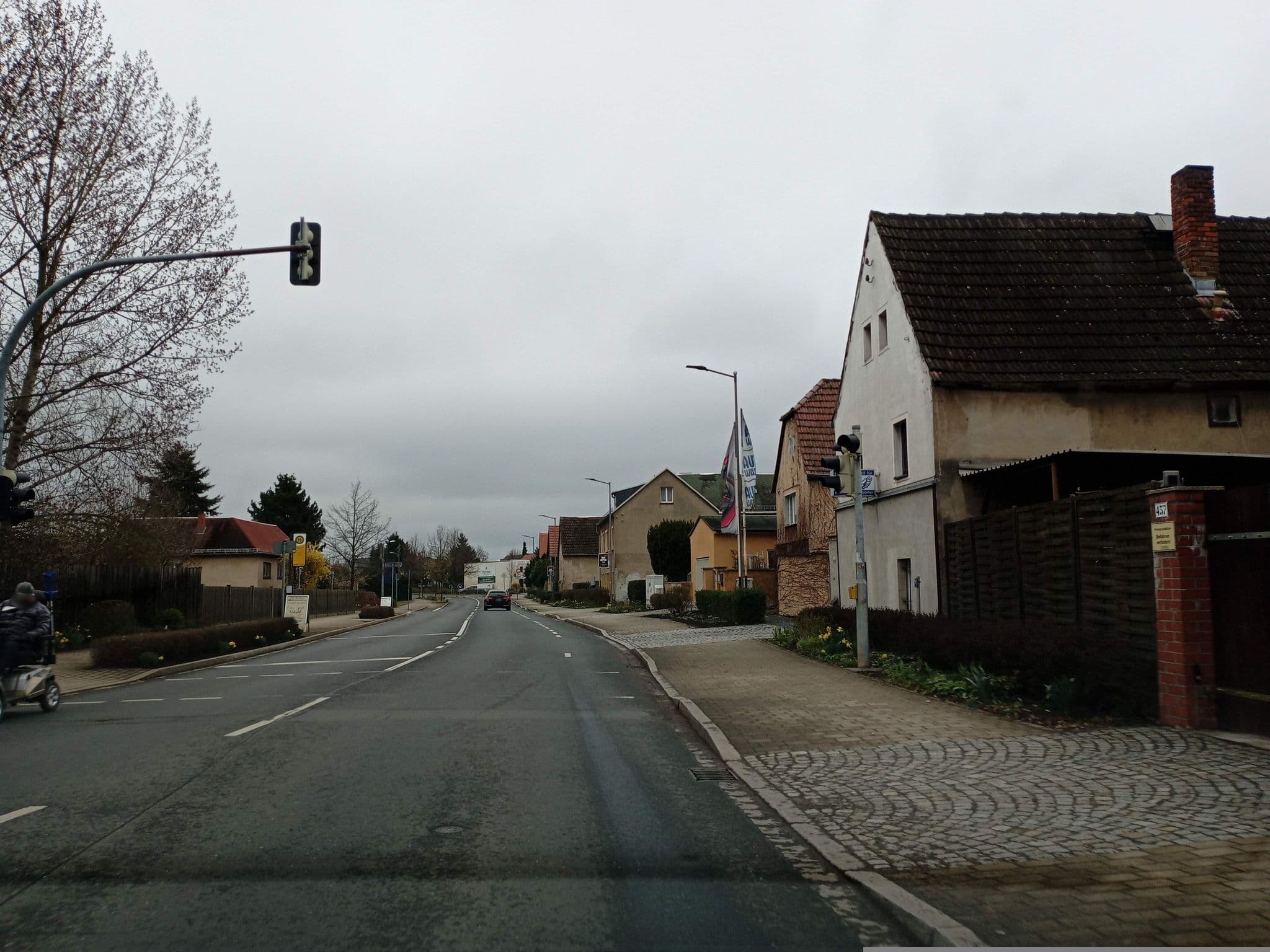 Street view near Pension Katrin, Coswig — © atze02 (CC BY-SA · Mapillary)