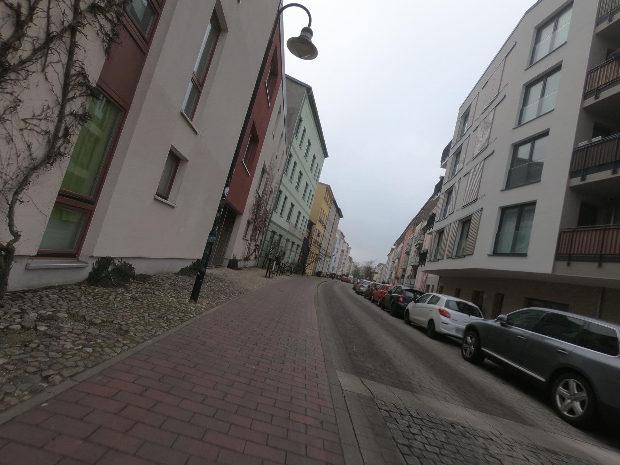 Street view near Hotel Greifennest, Rostock — © 8of9 (CC BY-SA · Mapillary)