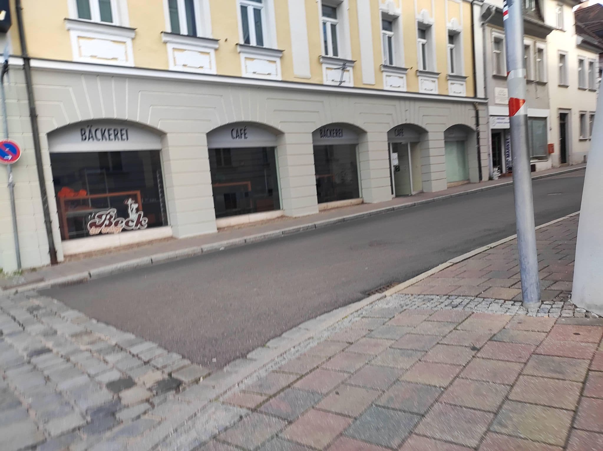 Street view near Platengarten, Ansbach — © msdess (CC BY-SA · Mapillary)