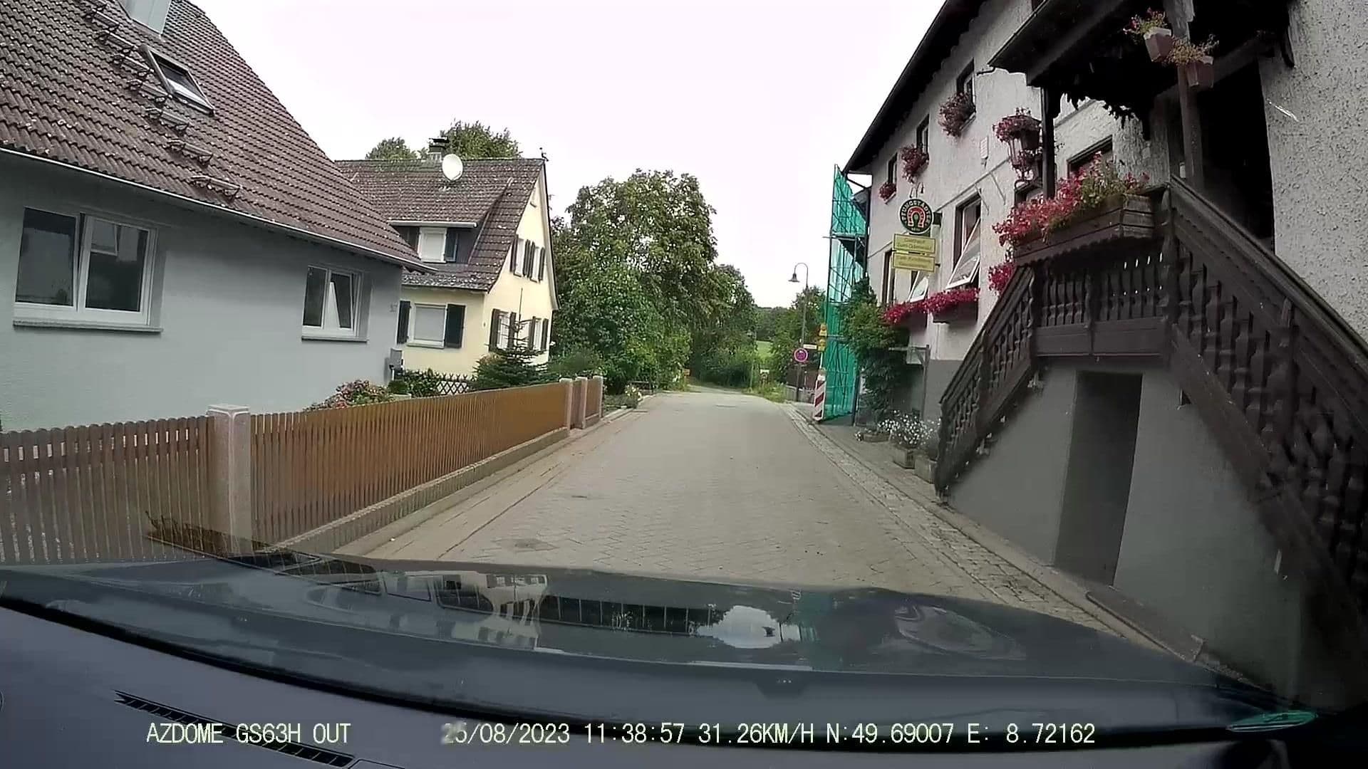 Street view near Zum Odenwald, Lindenfels — © greenger (CC BY-SA · Mapillary)