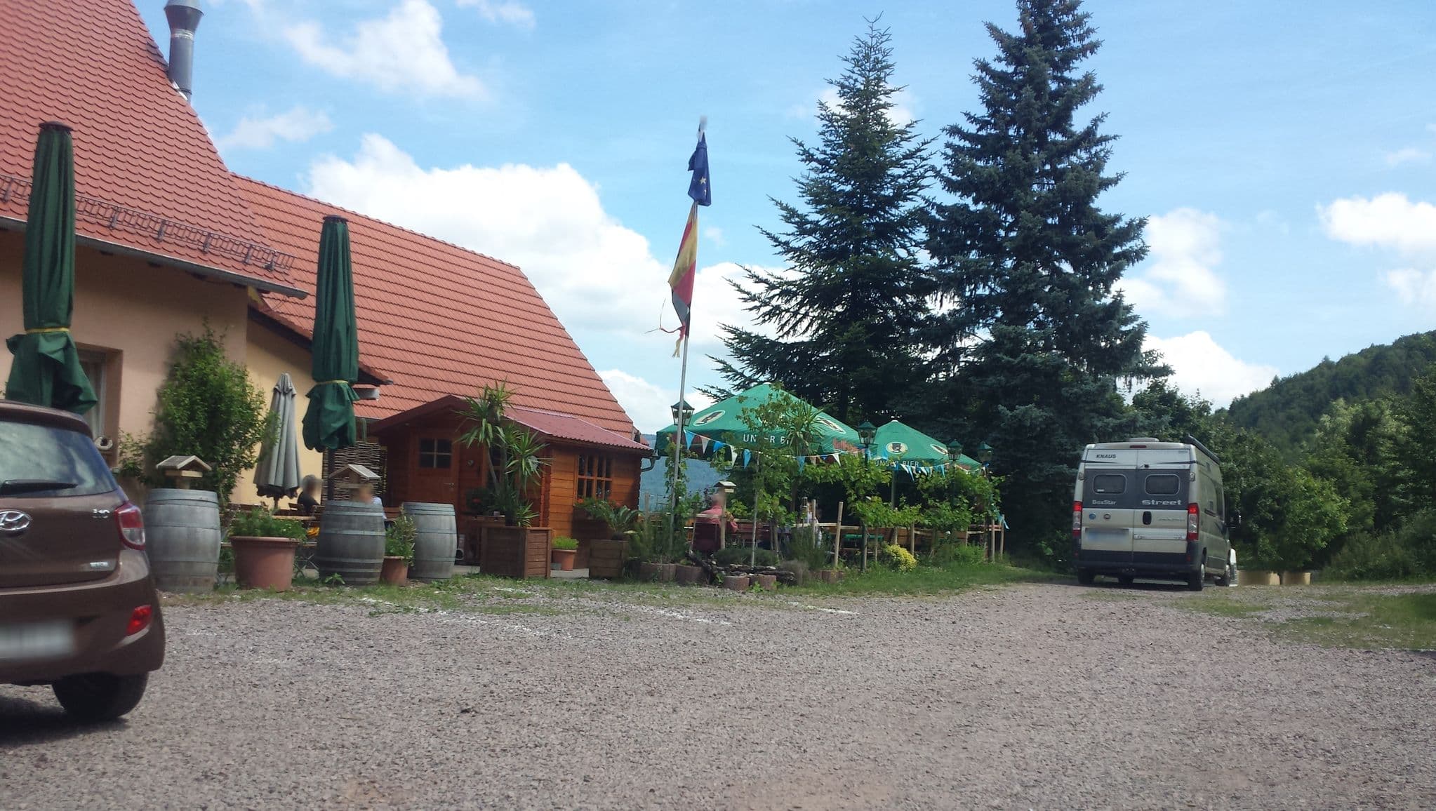 Street view near Naturfreundehaus Annweiler, Annweiler am Trifels — © wegavision (CC BY-SA · Mapillary)