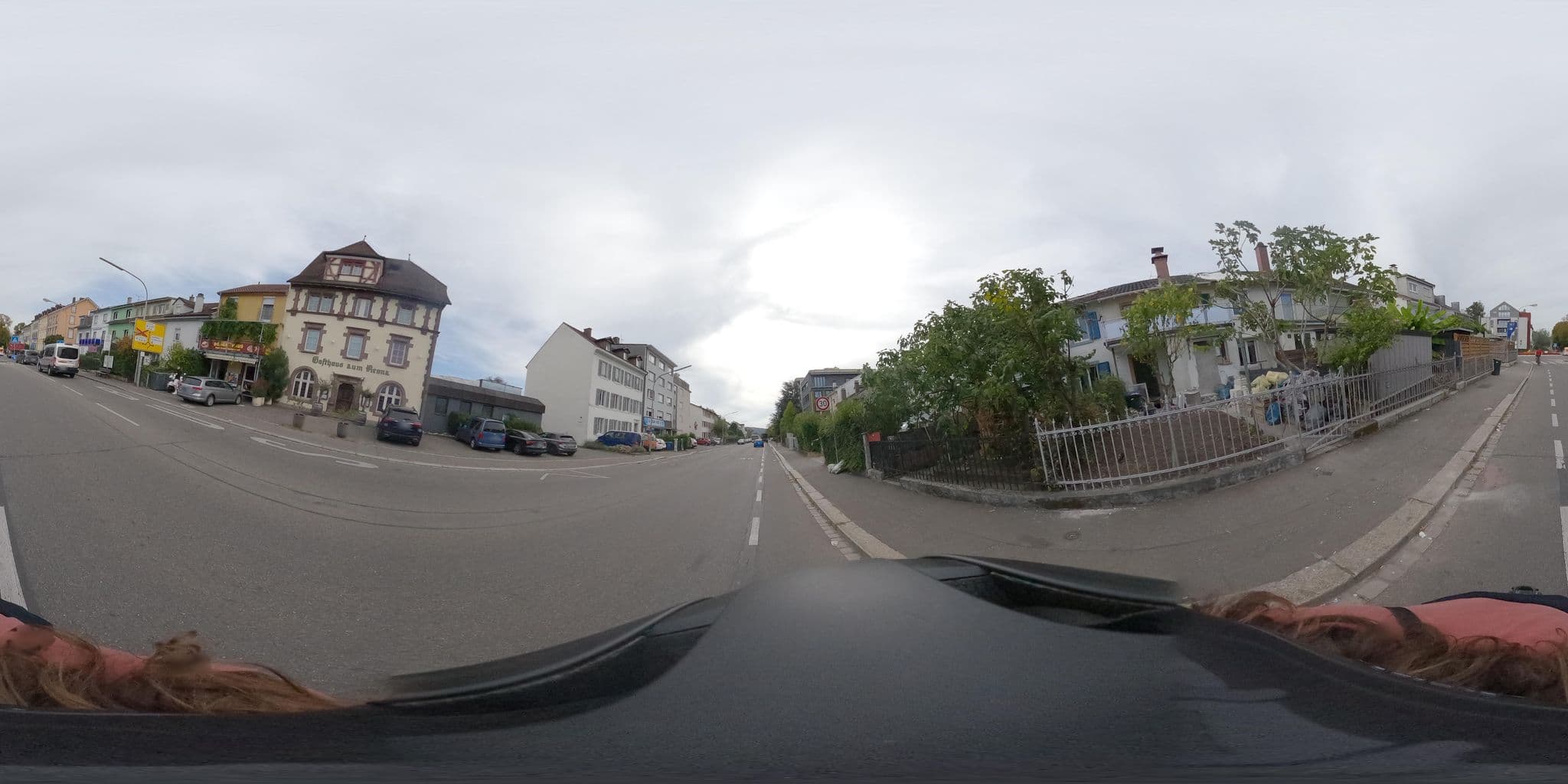 Street view near Zum Kranz, Lörrach — © fmc_Mlvln (CC BY-SA · Mapillary)
