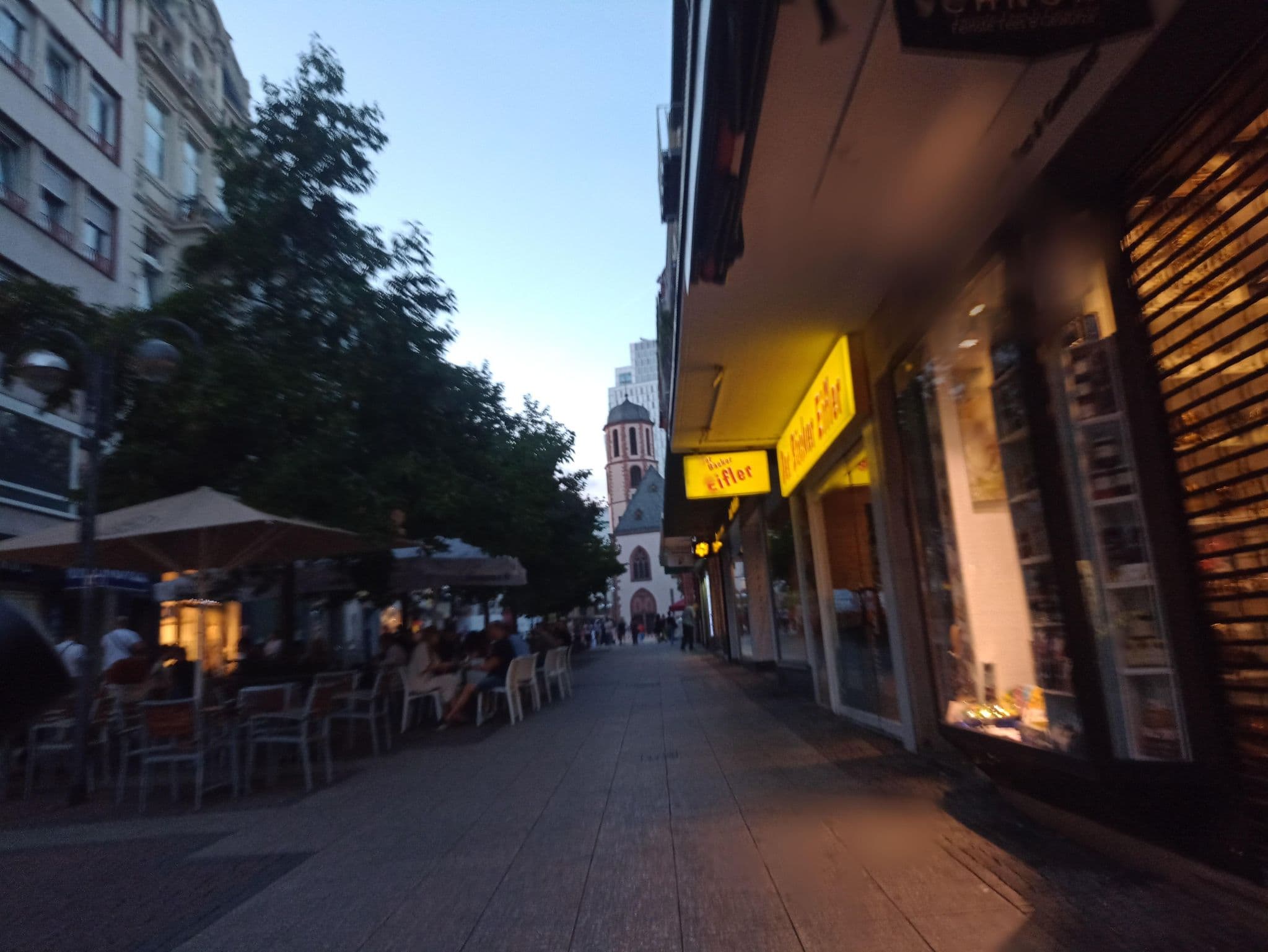 Street view near Hotel Neue Kraeme, Frankfurt am Main