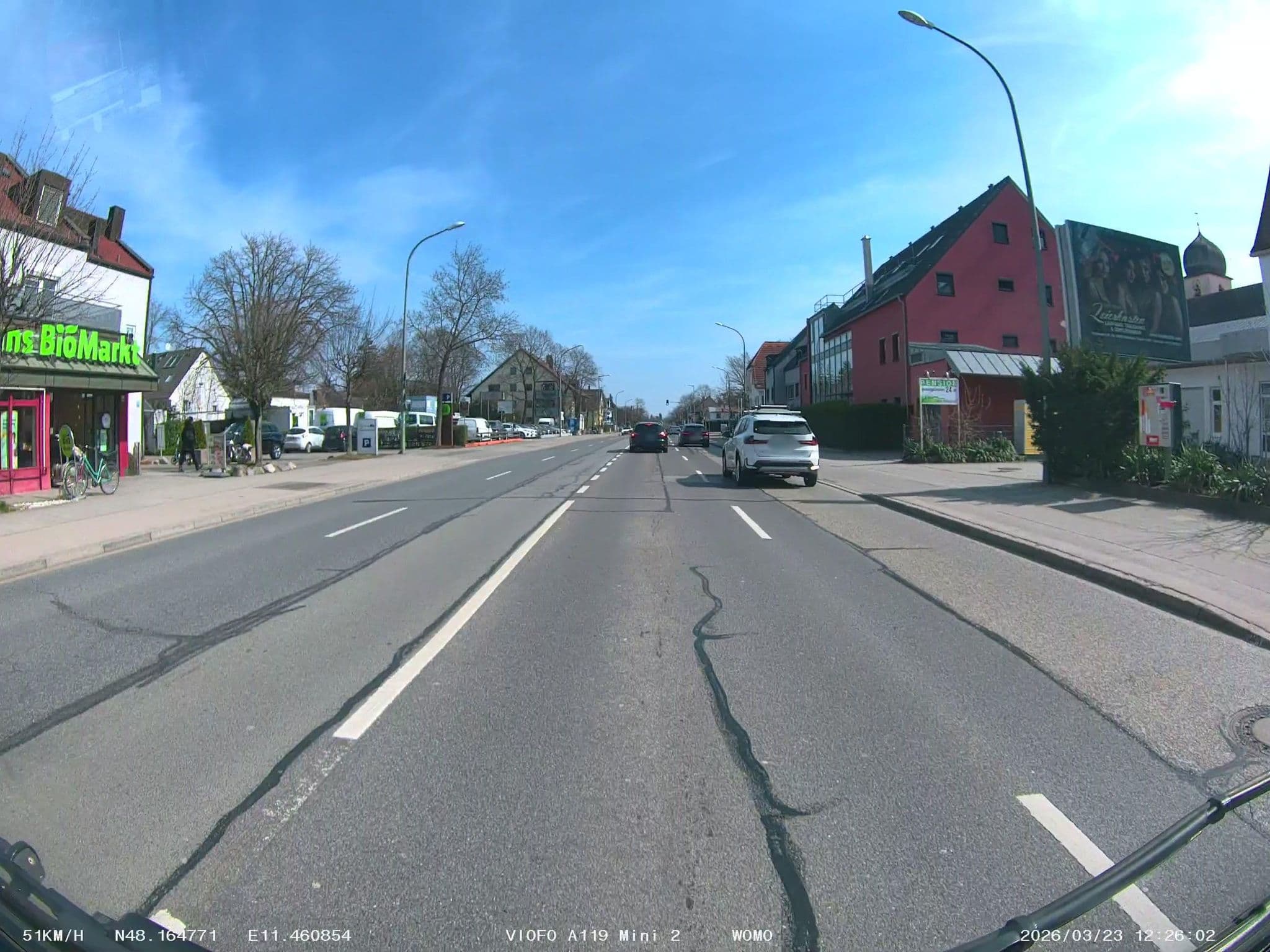 Street view near Hotel Blutenburg, Pasing — © soulcover (CC BY-SA · Mapillary)