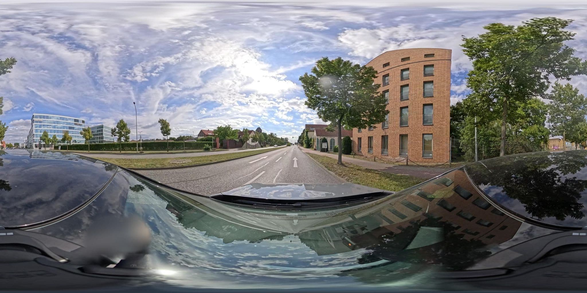 Street view near Albergo Hotel Berlin, Schönefeld — © poxonline (CC BY-SA · Mapillary)