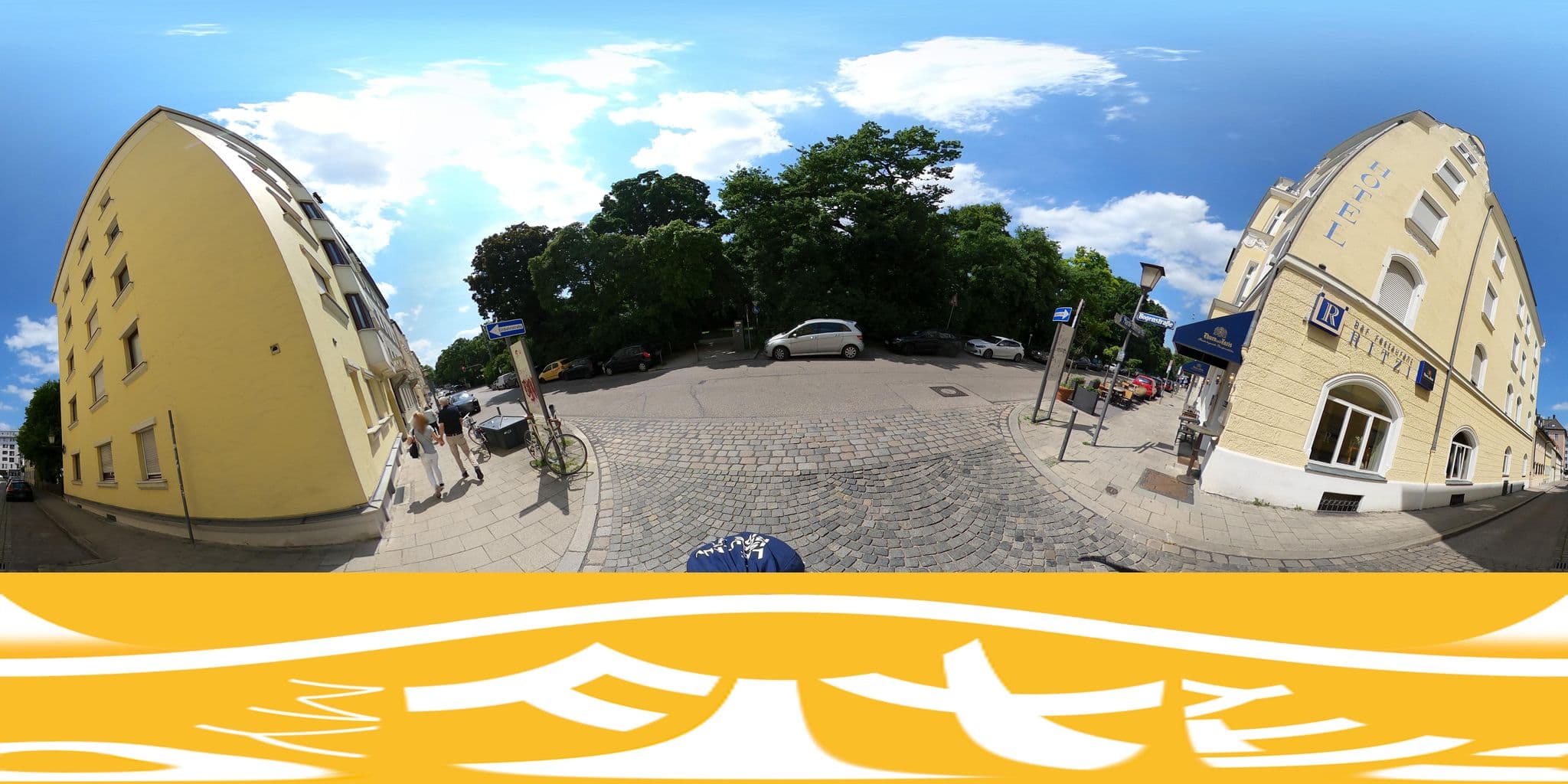 Street view near Ritzi, Munich — © artemis (CC BY-SA · Mapillary)