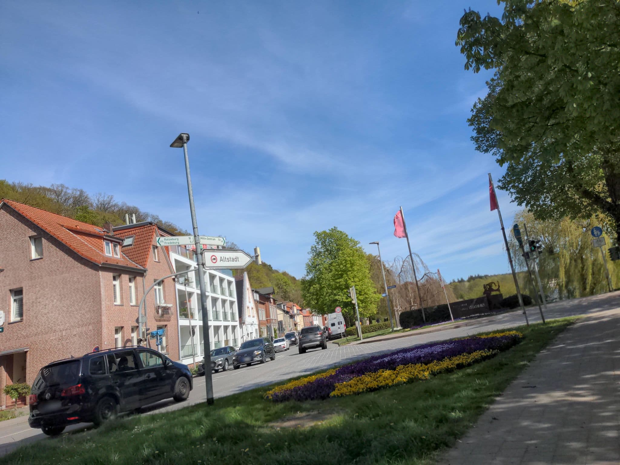 Street view near Pension Seidenstraße, Mölln — © rasmustravemnd (CC BY-SA · Mapillary)