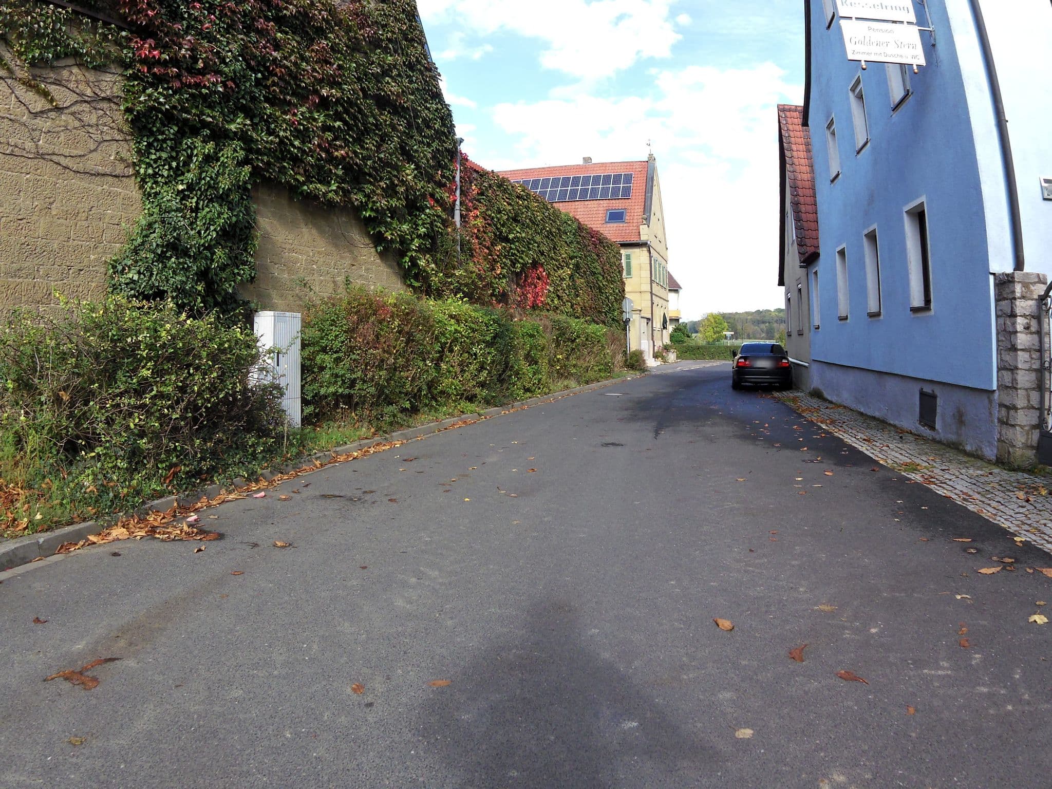 Street view near Pension Goldener Stern, Sommerhausen — © zoegglmeyr (CC BY-SA · Mapillary)