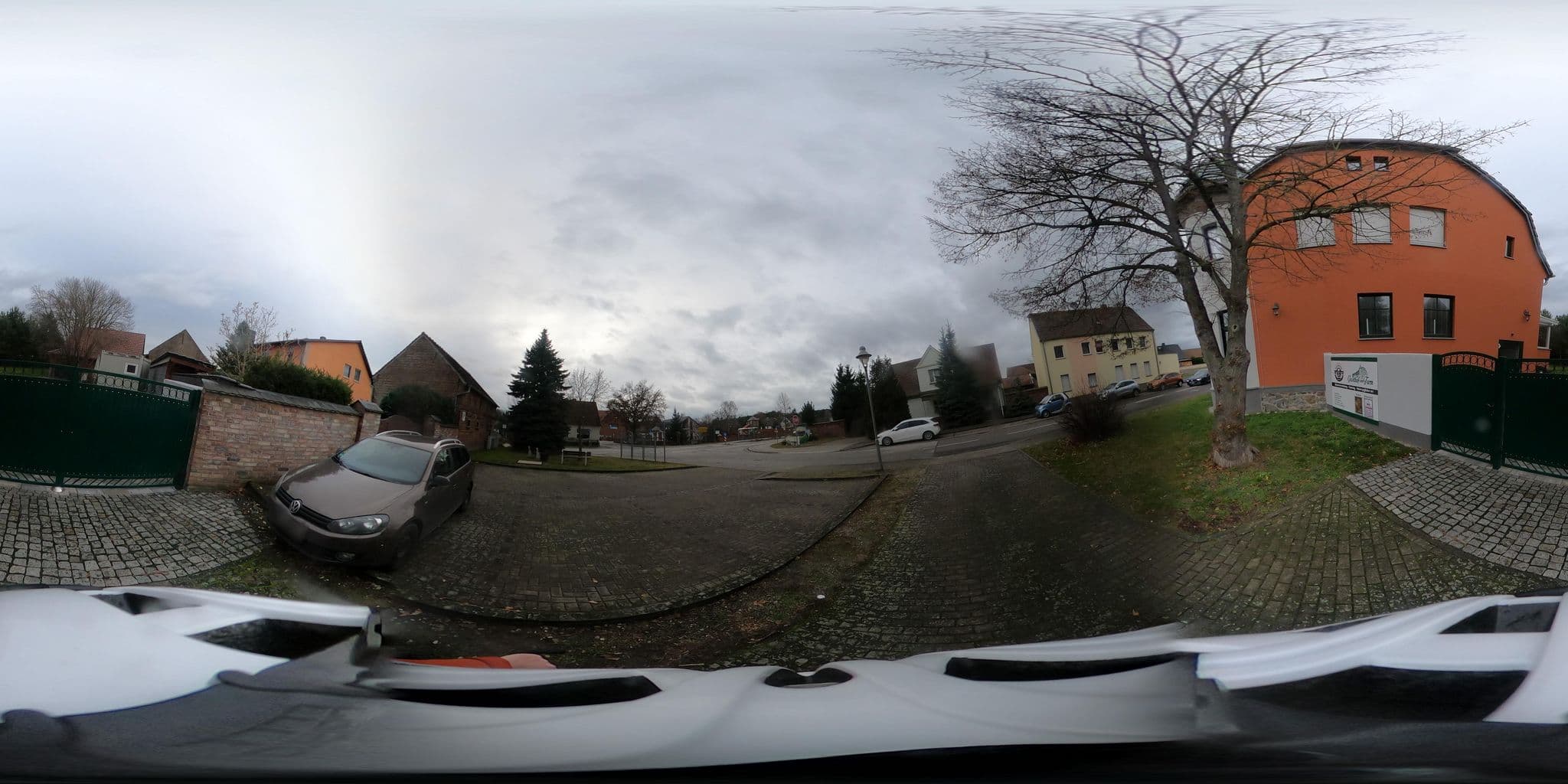 Street view near Gasthof zum Turm, Ziltendorf — © Oderradler (CC BY-SA · Mapillary)