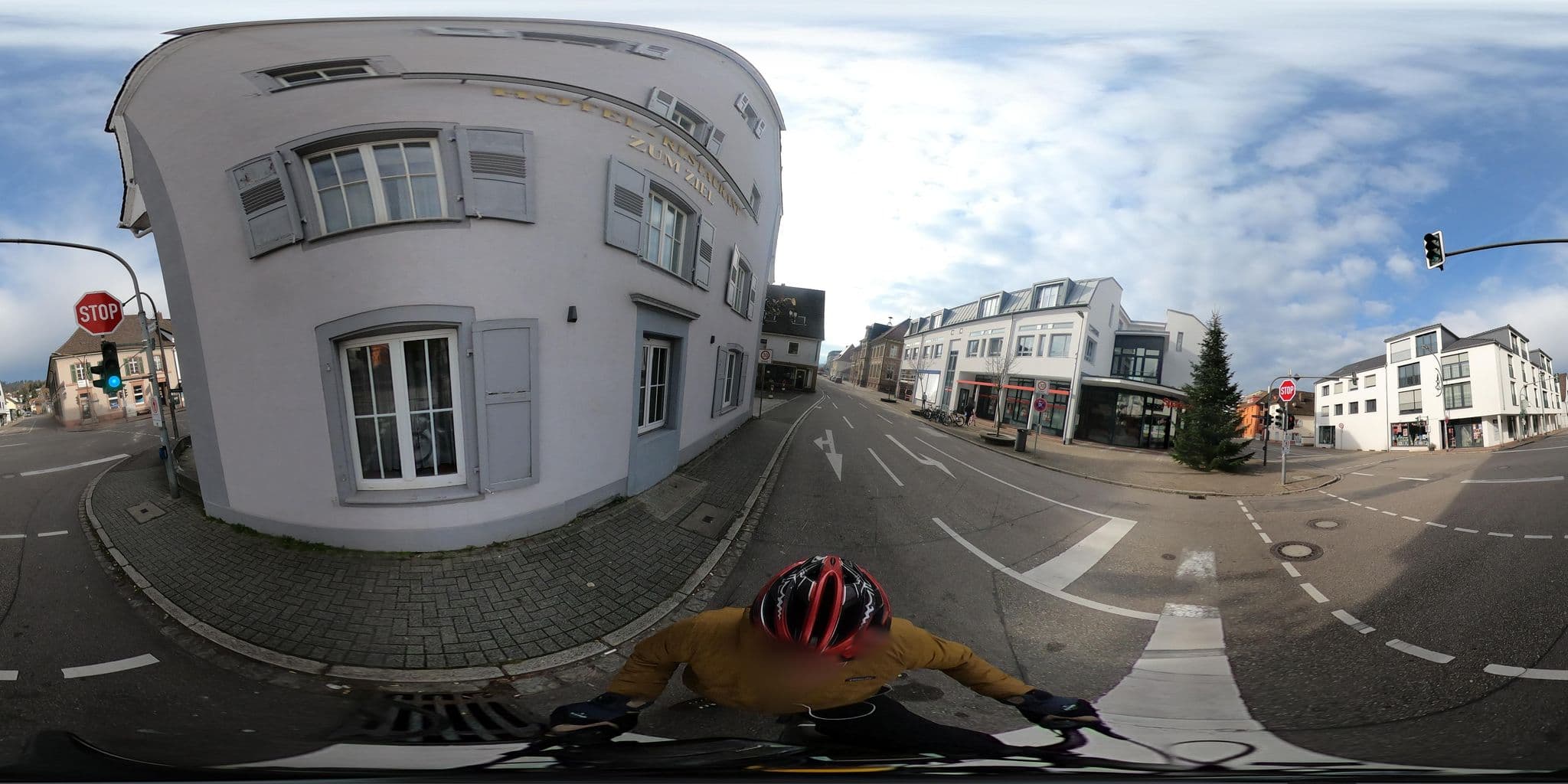 Street view near Hotel-Restaurant Zum Ziel, Grenzach-Wyhlen — © RadNETZ (CC BY-SA · Mapillary)