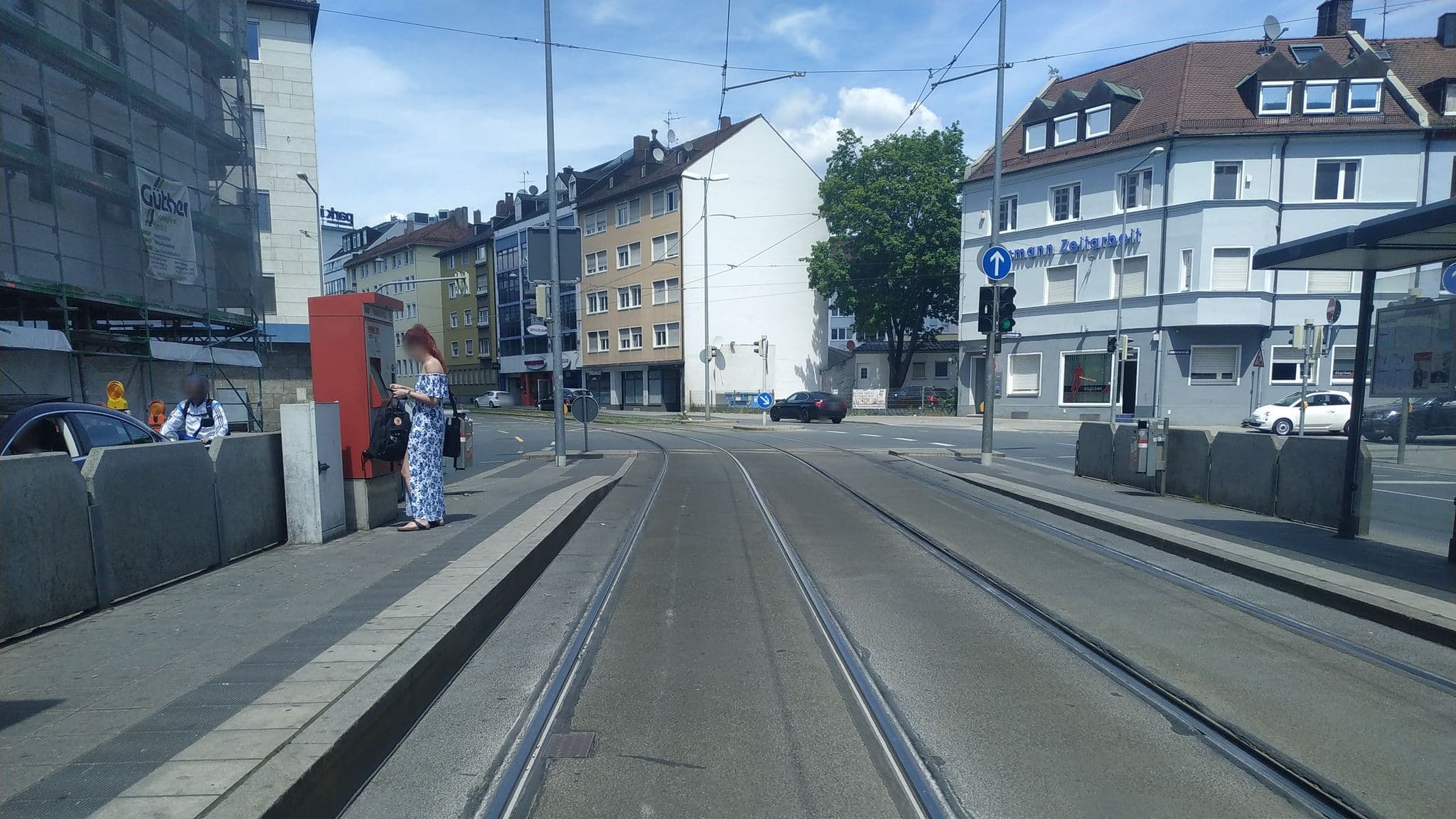 Street view near Motel One Nürnberg-Plärrer, Nuremberg — © mrey (CC BY-SA · Mapillary)