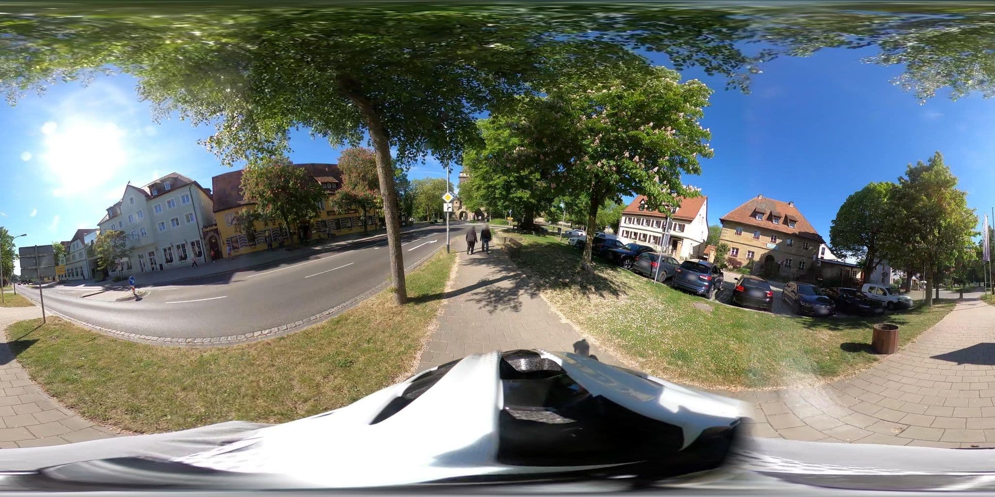 Street view near Villa Mittermeier, Rothenburg ob der Tauber — © Mobilitaetswerk (CC BY-SA · Mapillary)