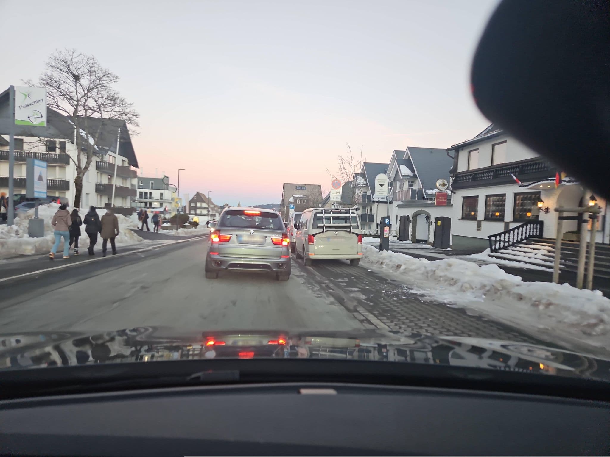 Street view near Hotel Schneider, Winterberg