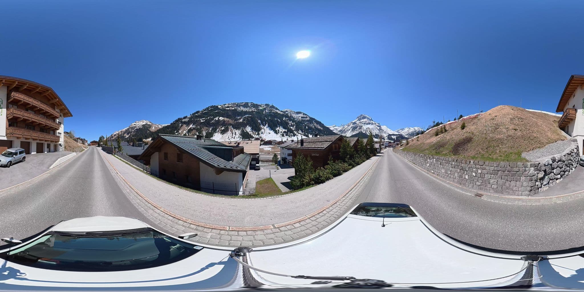 Street view near Haus Loacker, Lech