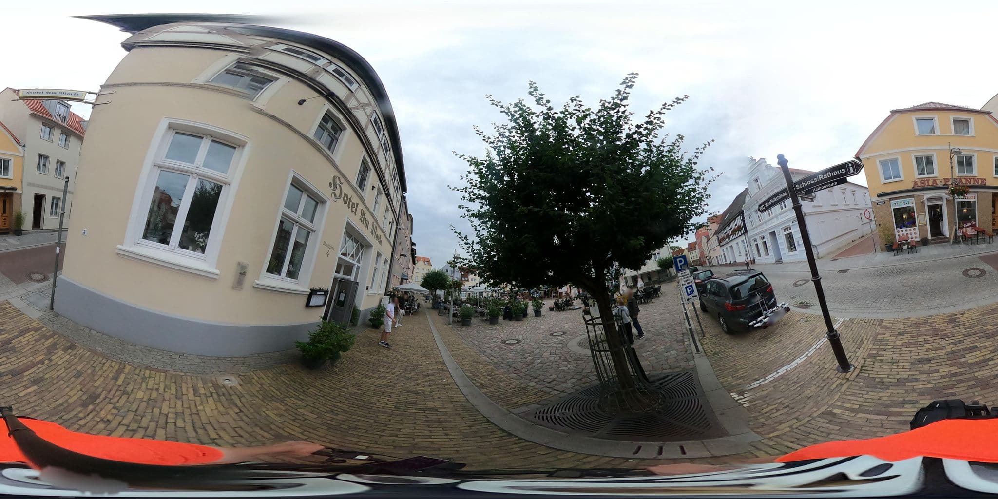 Street view near Hotel am Markt, Ueckermünde — © Ameba (CC BY-SA · Mapillary)